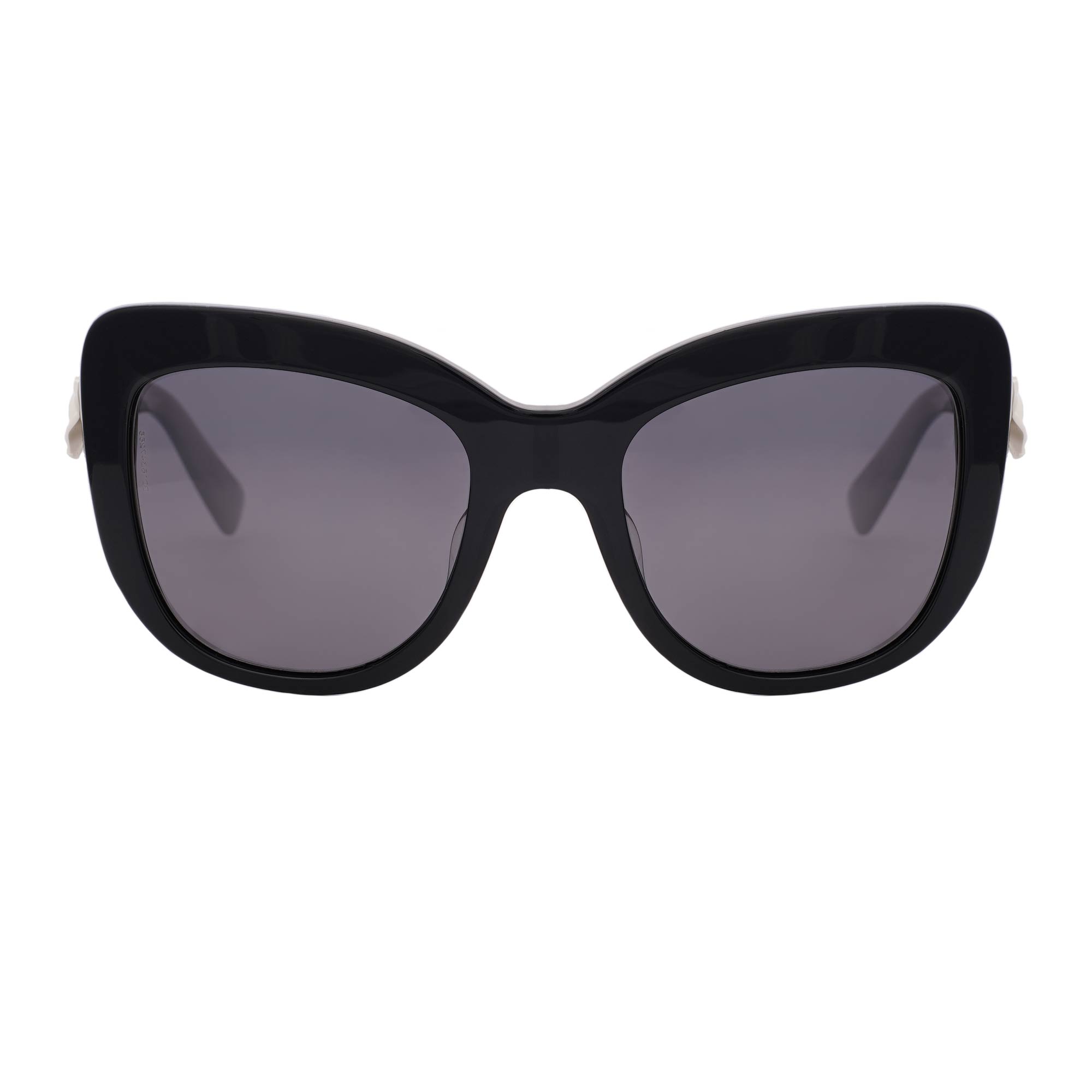 White Rose Cat Eye Sunglasses DG 4252 Black display picture 1