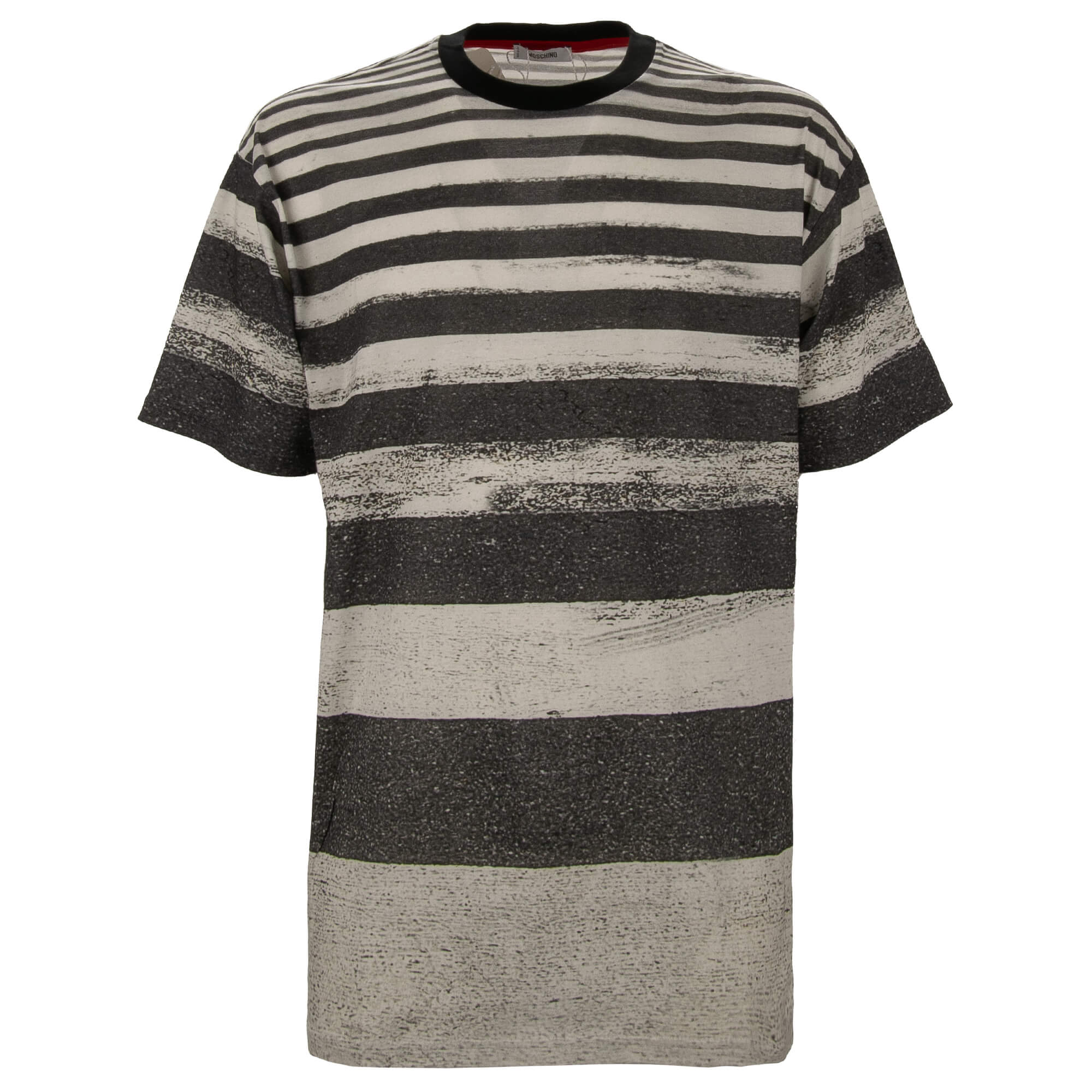 Oversize Zebra Road Cotton T-Shirt Gray 50 40 L XL