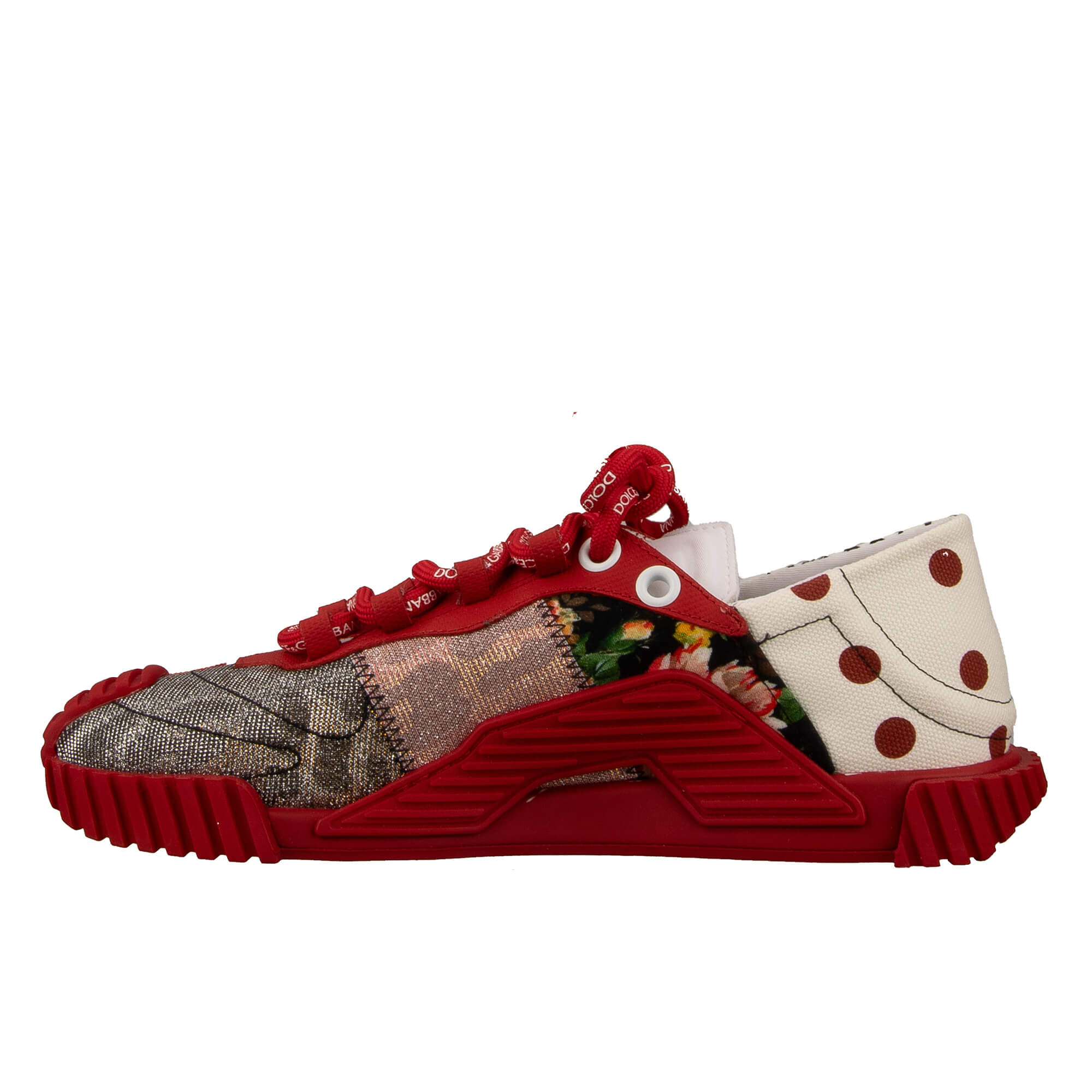 DG Logo Leopard Cherry Sneaker NS1 Red White | EUR 35 | 13852