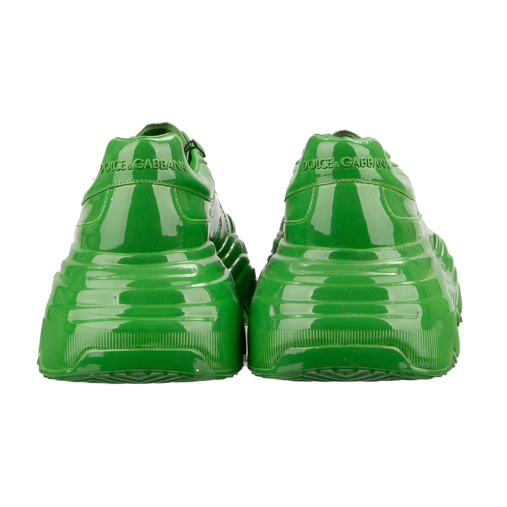 Herren Low-Top Lackleder Sneaker DAYMASTER in Grün von DOLCE & GABBANA