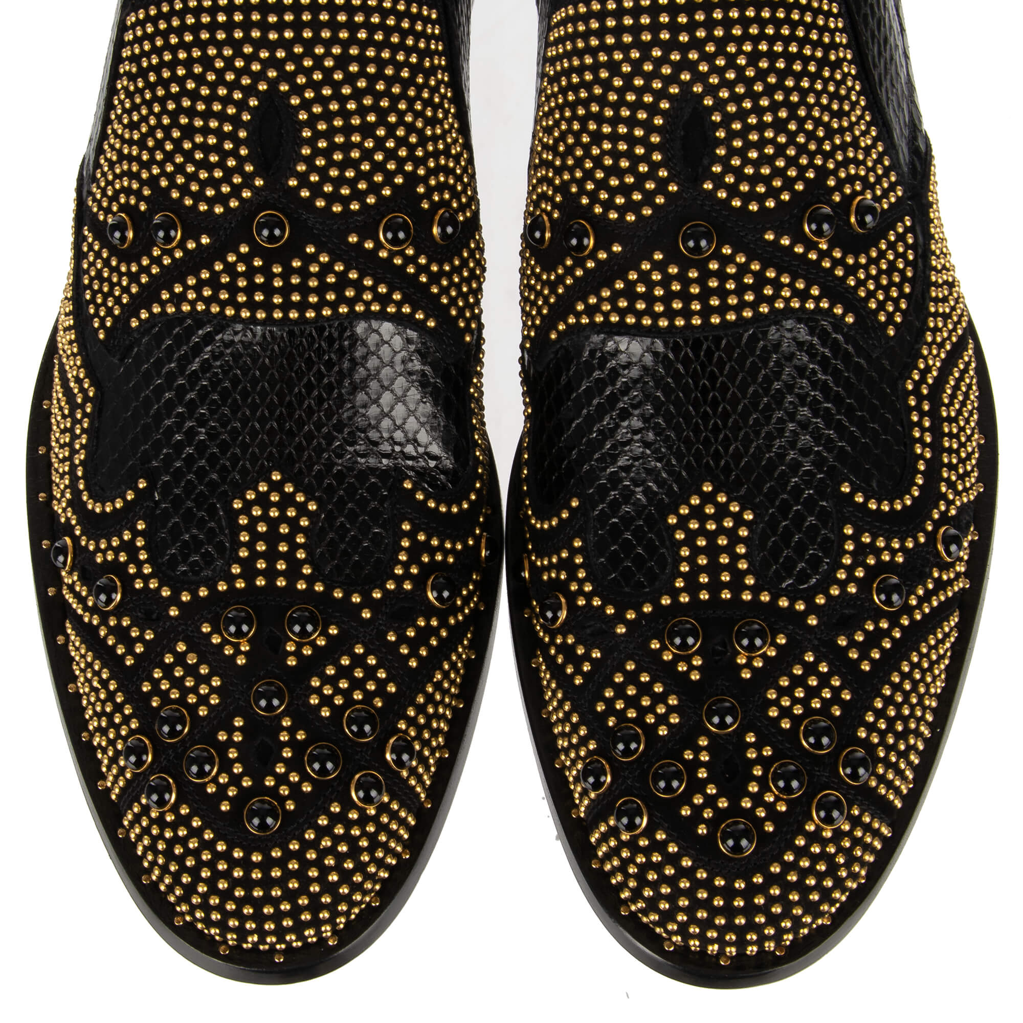 Dolce & Gabbana Men’s Snakeskin Loafers Size 44 Dolce&Gabbana Brown Casual Shoes for Men for sale | eBay main image 2
