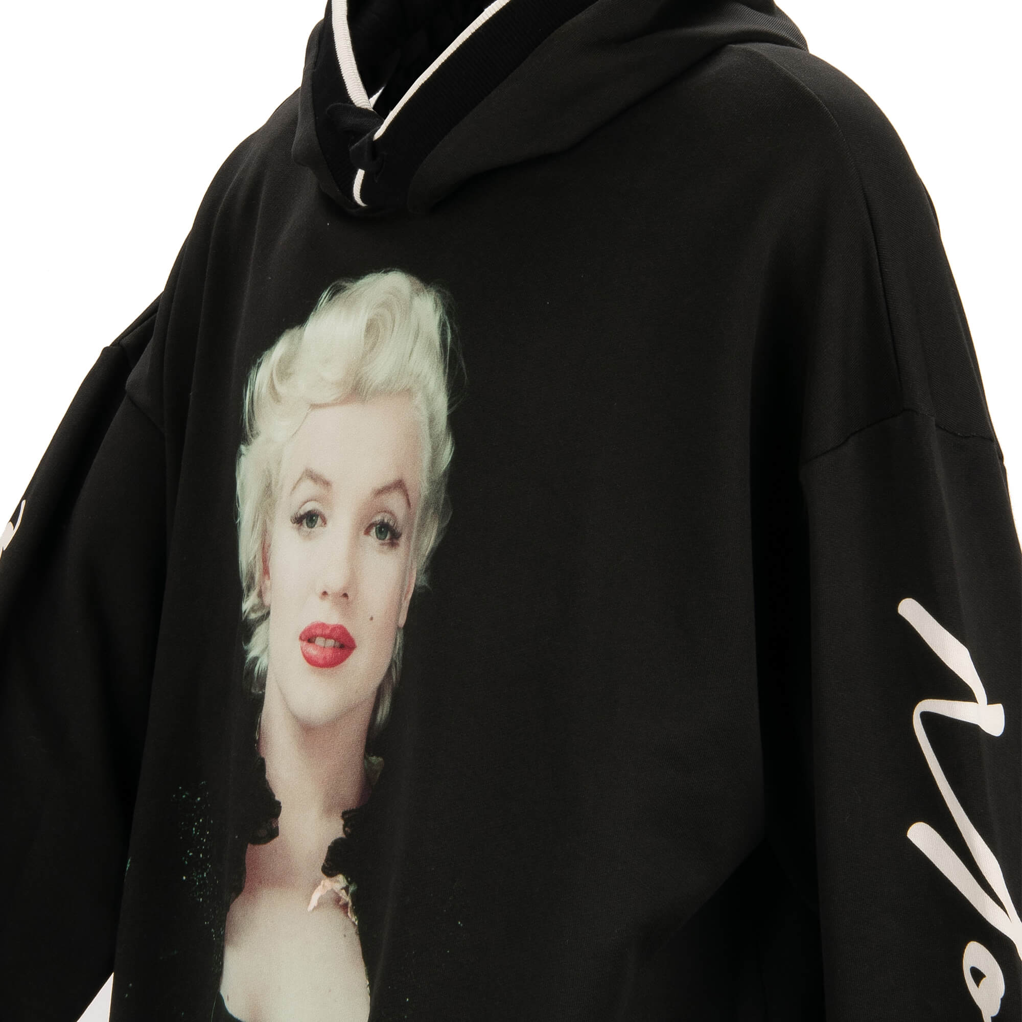 Hoodie / Pullover mit Marilyn Monroe Print in schwarz von DOLCE & GABBANA 