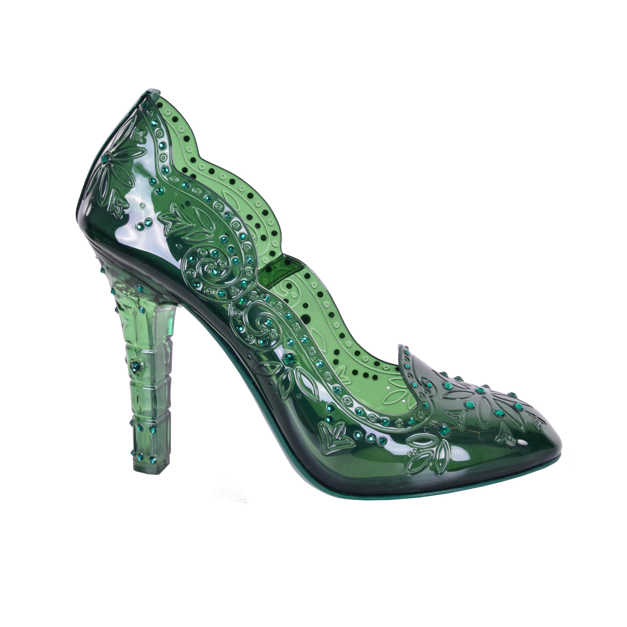 Cinderella Pumps aus PVC mit Strass-Verzierung von DOLCE & GABBANA