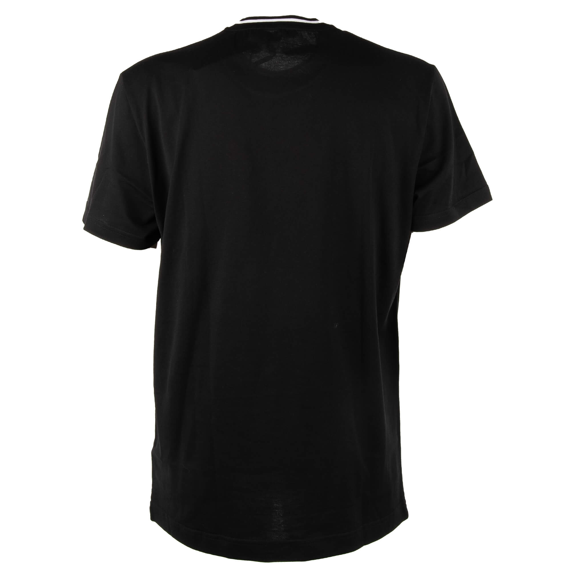 Cotton T-Shirt with embroidered velvet sacred heart and large logo sticker by DOLCE & GABBANA