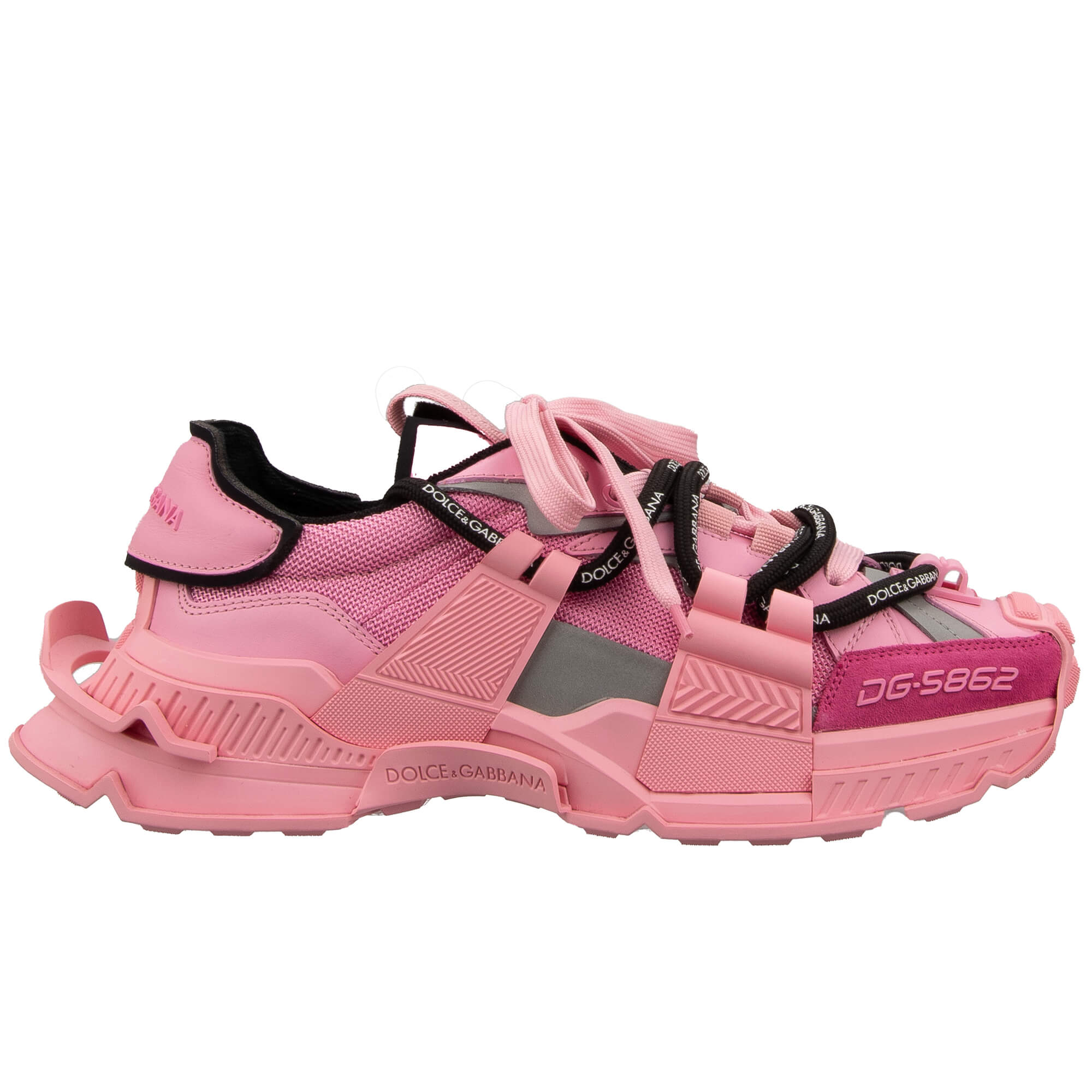 DG Logo Woman Sneaker Shoes SPACE Pink 41 US 11