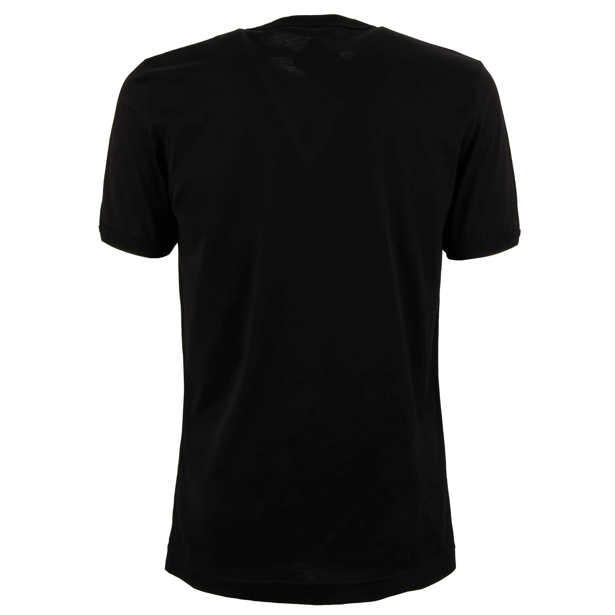 Cotton T-Shirt with Sacred Heart print in black by DOLCE & GABBANA