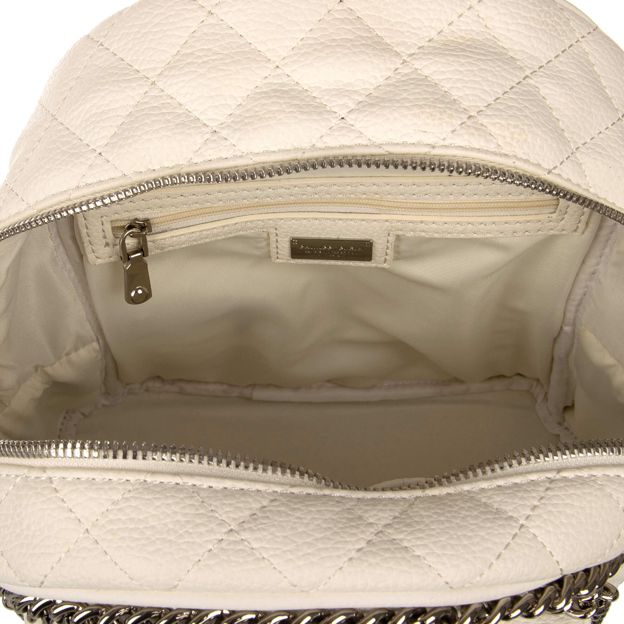 Junior backpack ACHILLEA with quilted texture, chains and logo plates by PHILIPP PLEIN JUNIOR