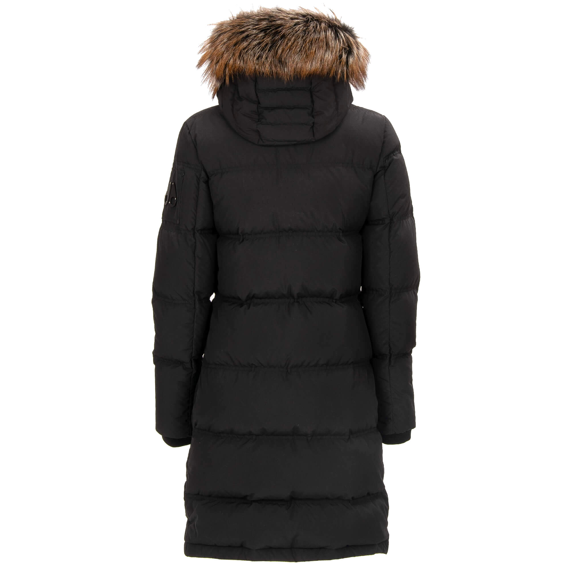 VIKING Parka / Jacke mit Pelz Kapuze und Gänsefedern in Schwarz von MOOSE KNUCKLES