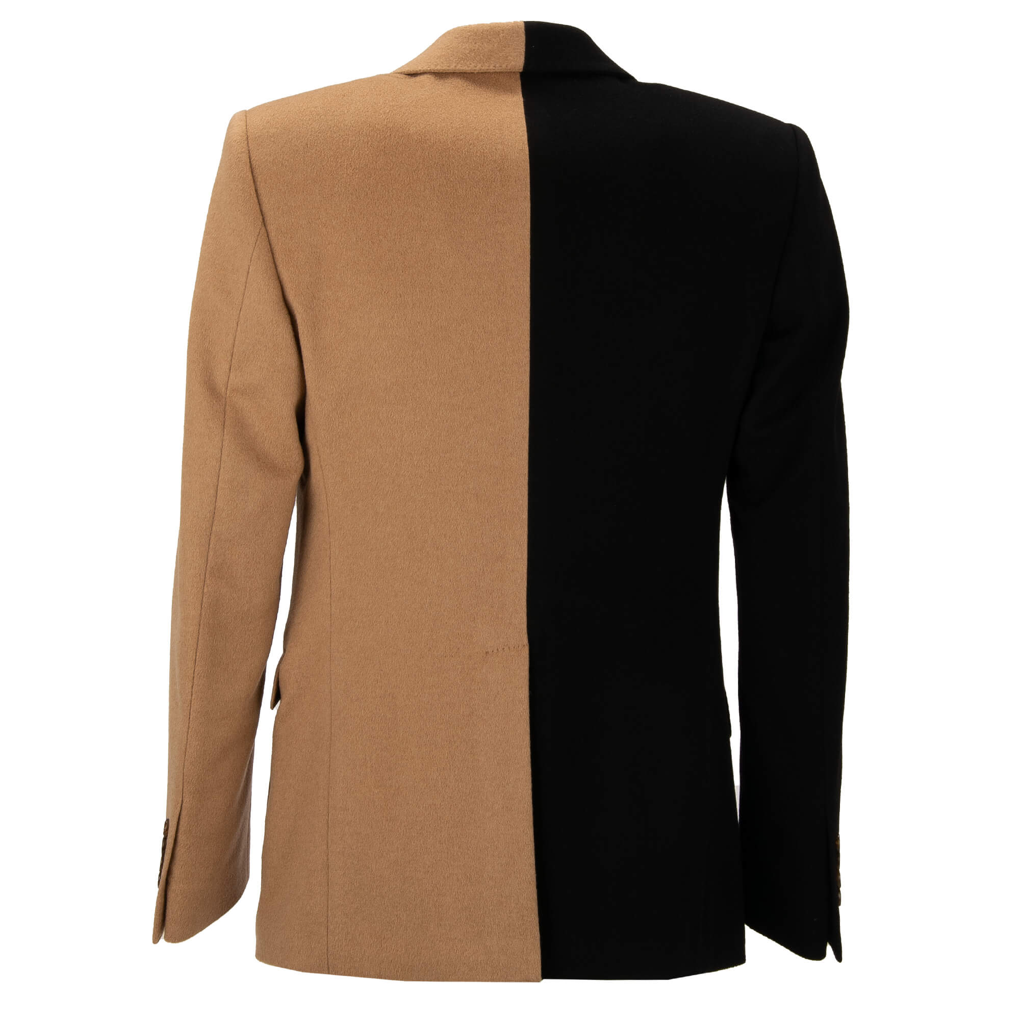 2 in 1 Blazer / Jacke SICILIA aus Kaschmir mit zwei Jacken Patchwork Design und Schal- / spitzem Revers von DOLCE & GABBANA