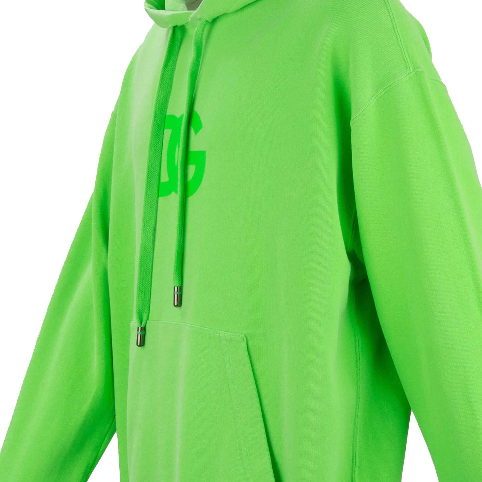 Sweater / hoody with DG Logo Plate Patch in orange by DOLCE & GABBANA
