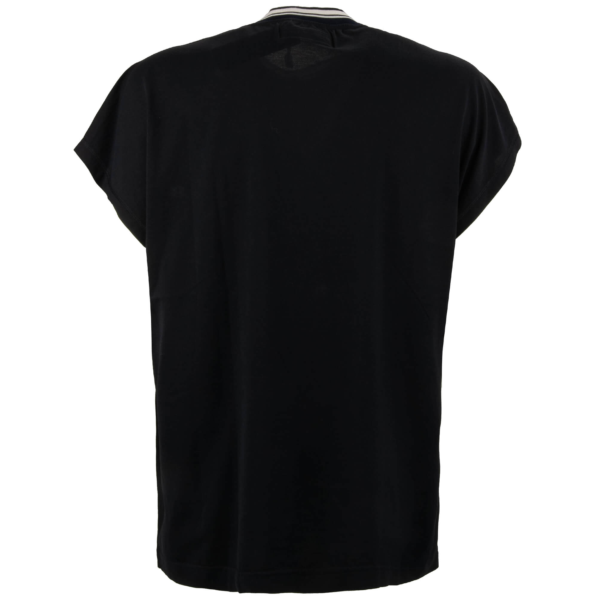 Oversized Cotton T-Shirt with DG Logo Crown Venezia Print in very dark blue by DOLCE & GABBANA