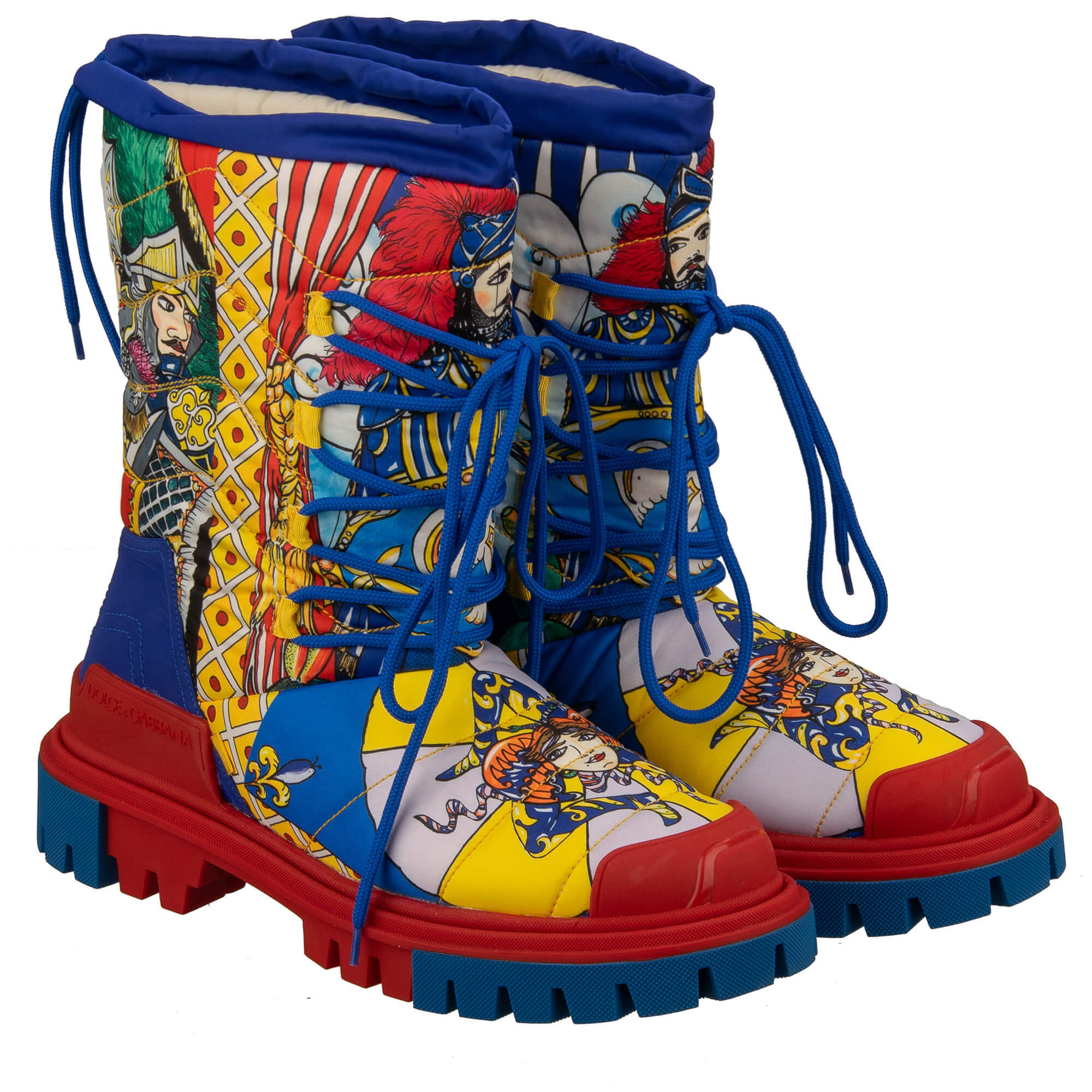 Carretto Schnee Stiefel Stiefeletten Boots Schuhe Blau Rot 44 UK 10