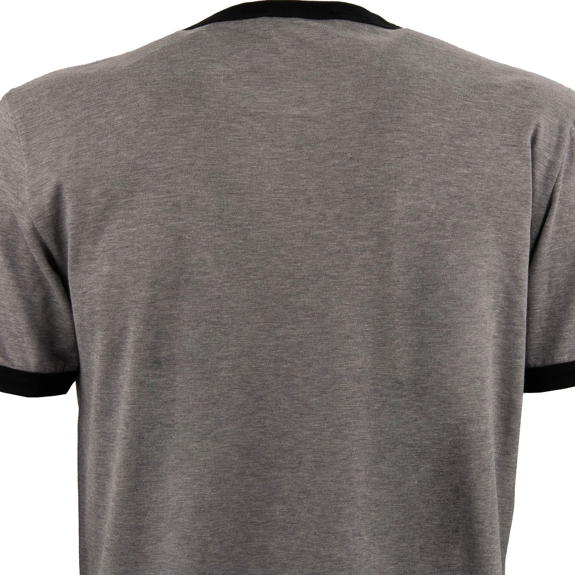 Cotton T-Shirt with Sacred Heart print in gray by DOLCE & GABBANA