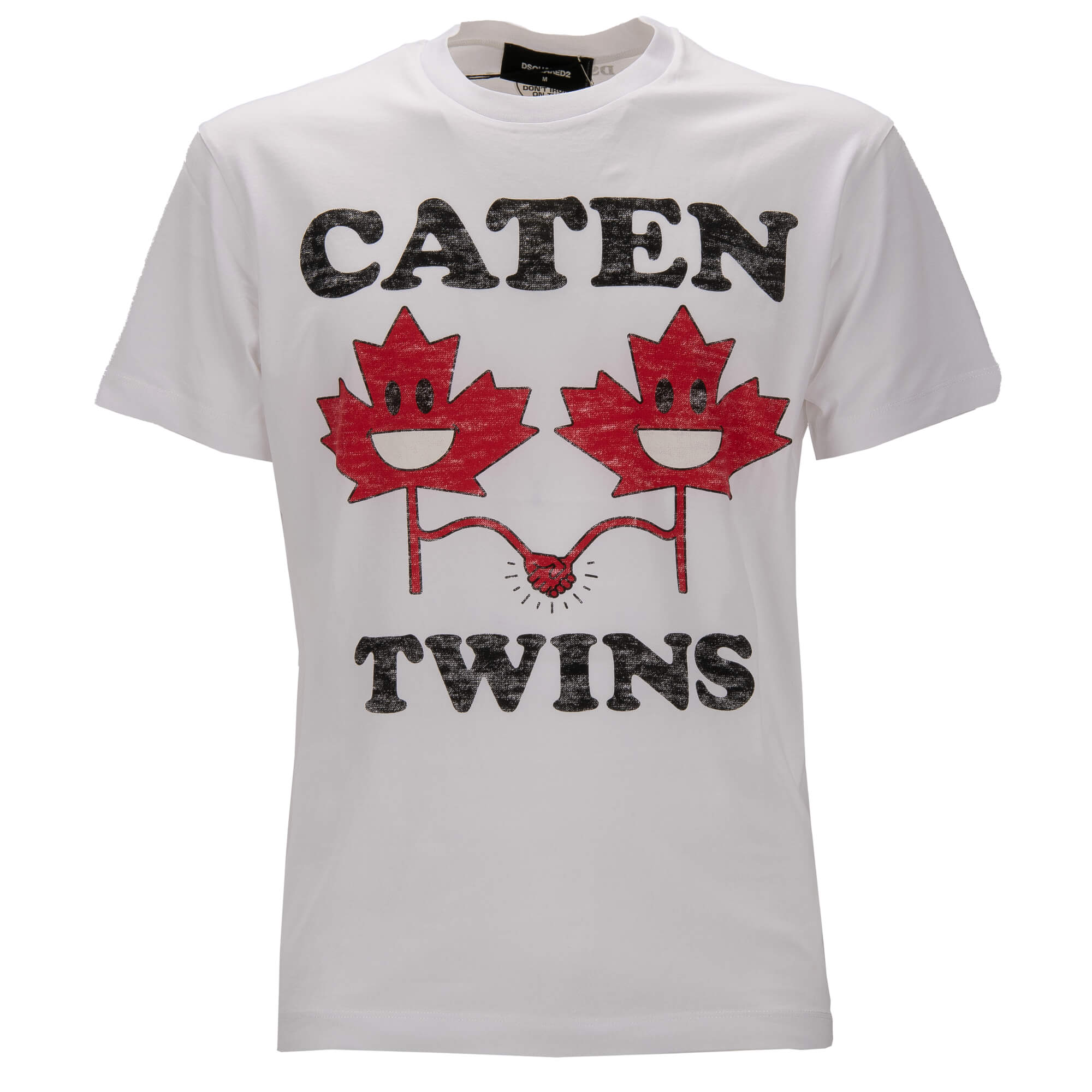 Cotton T-Shirt CATEN TWINS White Red Black