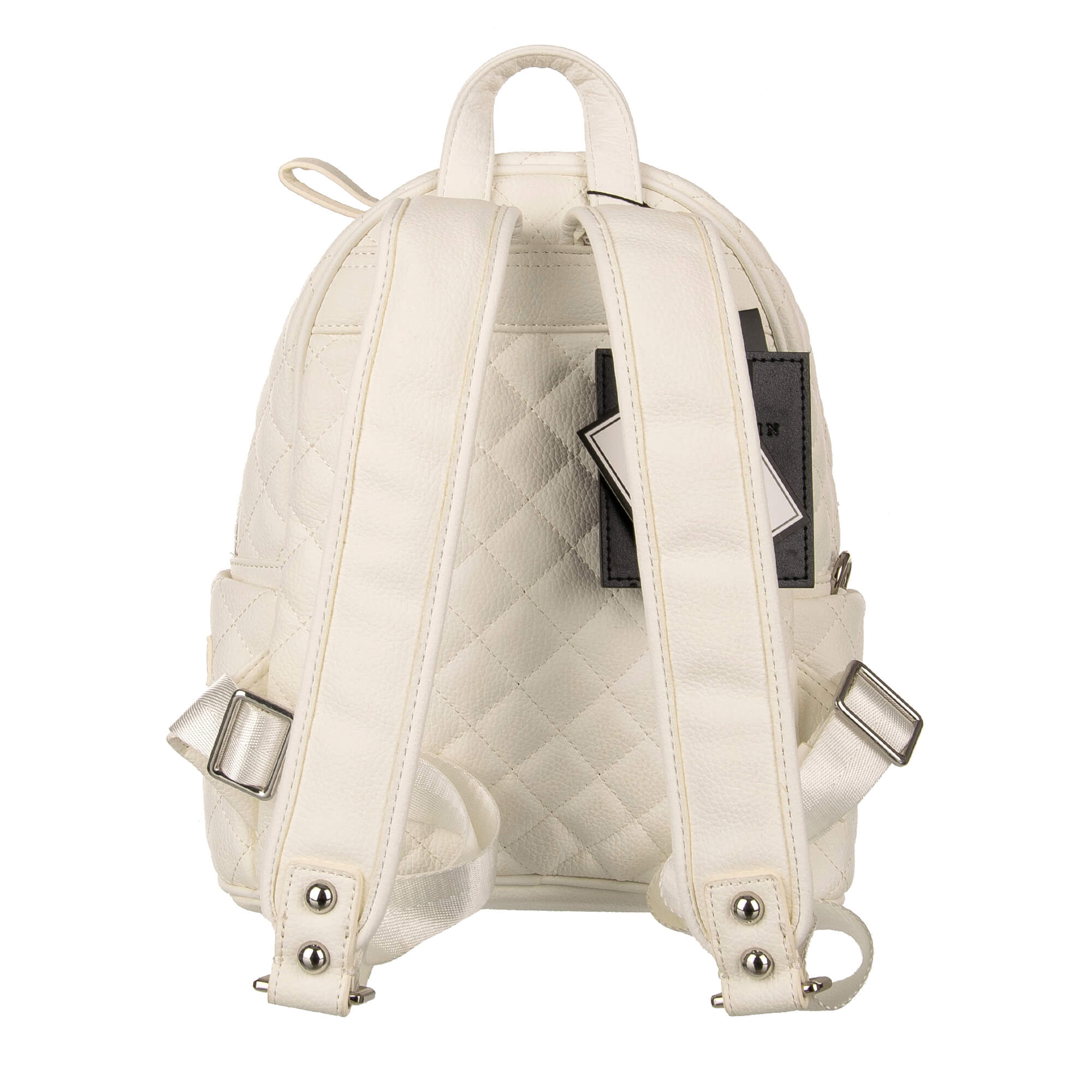 Junior backpack ACHILLEA with quilted texture, chains and logo plates by PHILIPP PLEIN JUNIOR