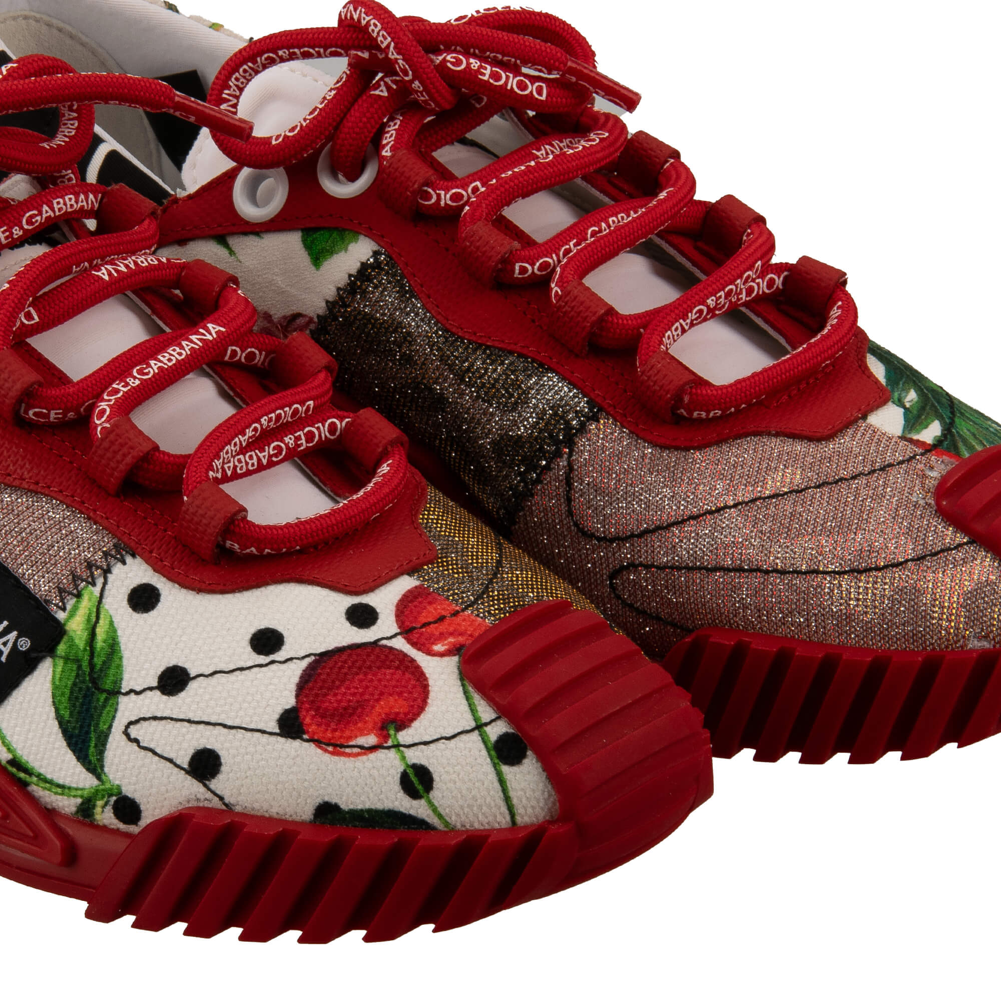 Dolce&Gabbana NS1 レッド ホワイト ロートップ スニーカー Dolce & Gabbana NS1 'Turtle Dove Red' | myGemma | Item #123351