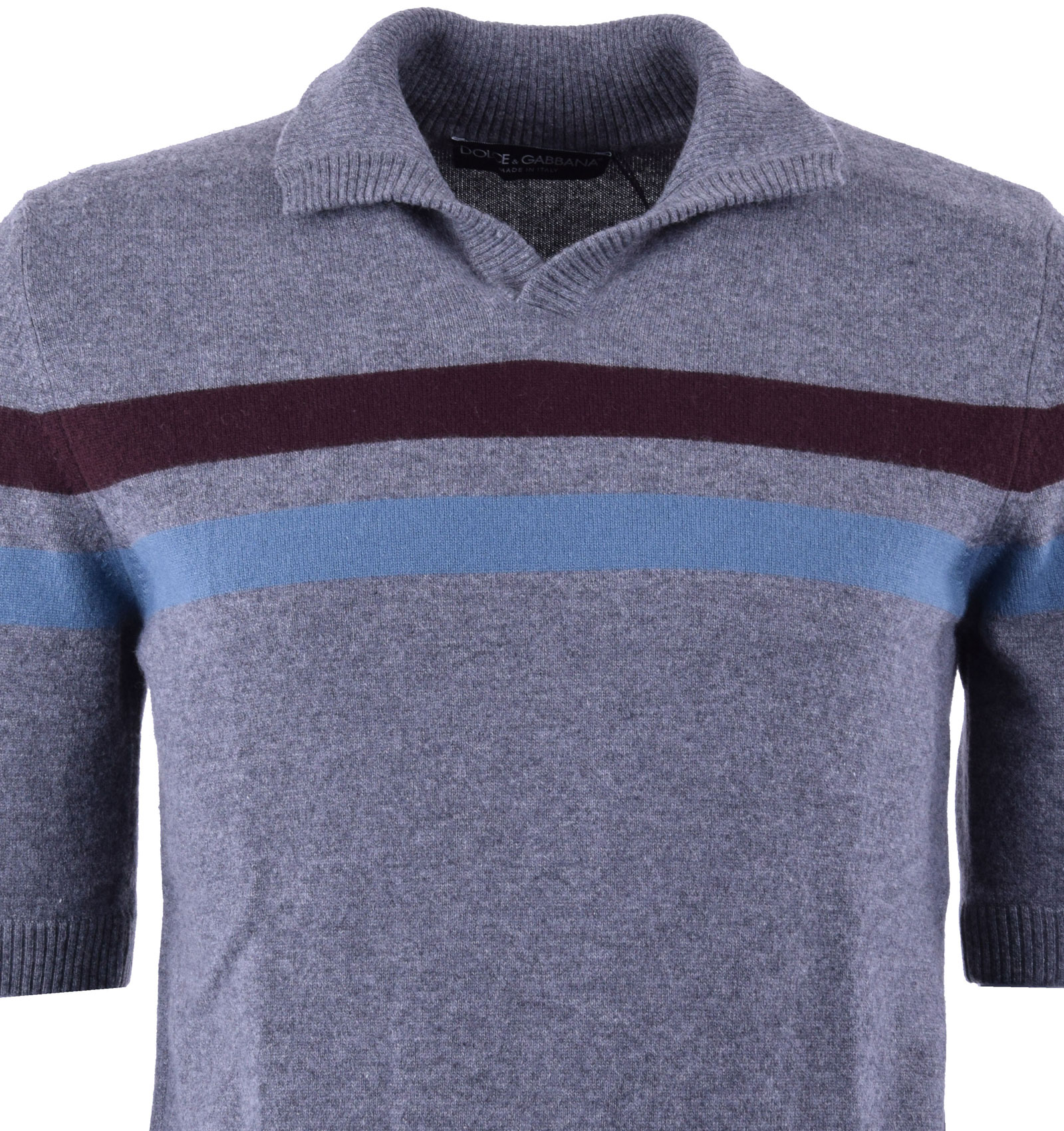 Knitted Cashmere Polo-Shirt by DOLCE & GABBANA Black Label