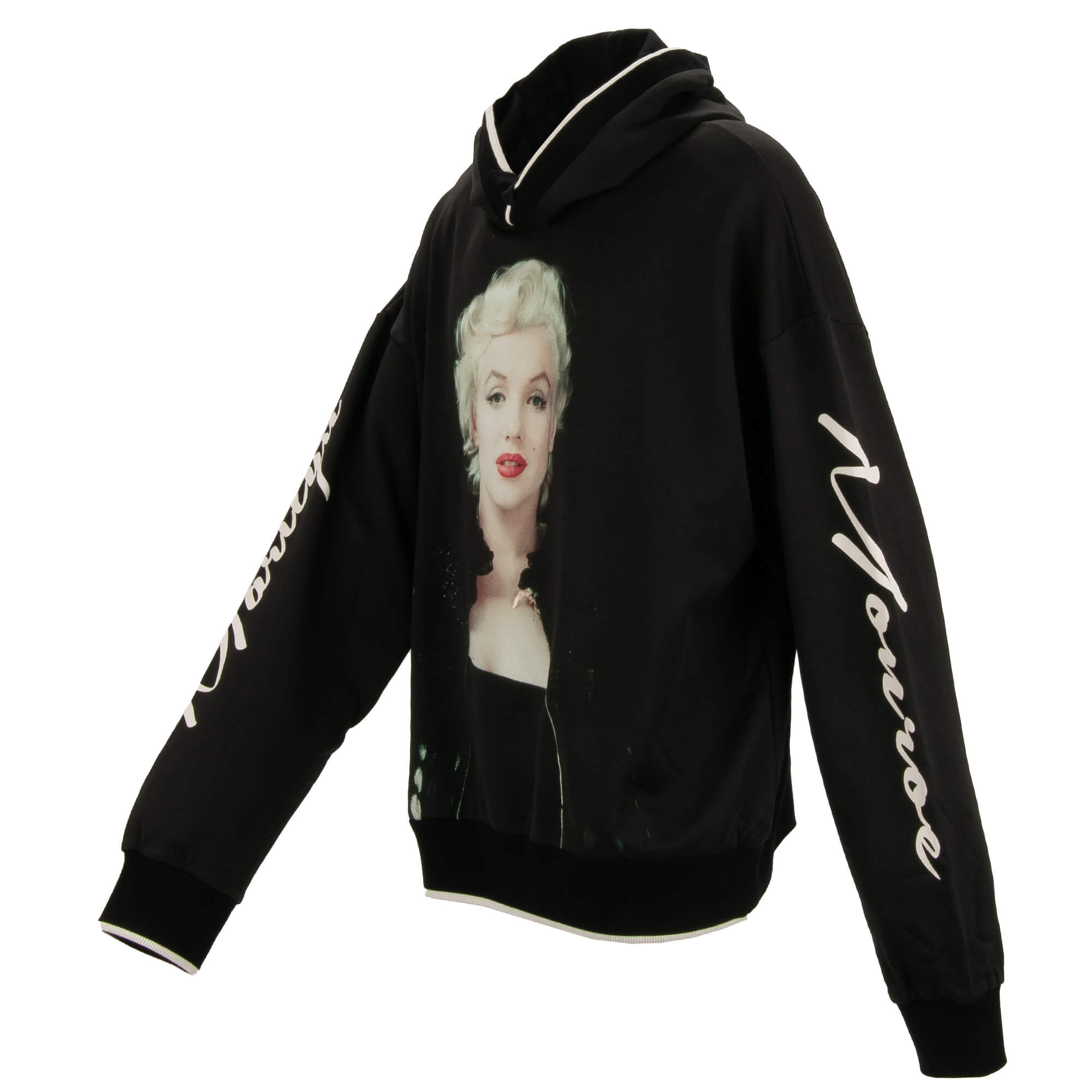 Hoodie / Pullover mit Marilyn Monroe Print in schwarz von DOLCE & GABBANA 