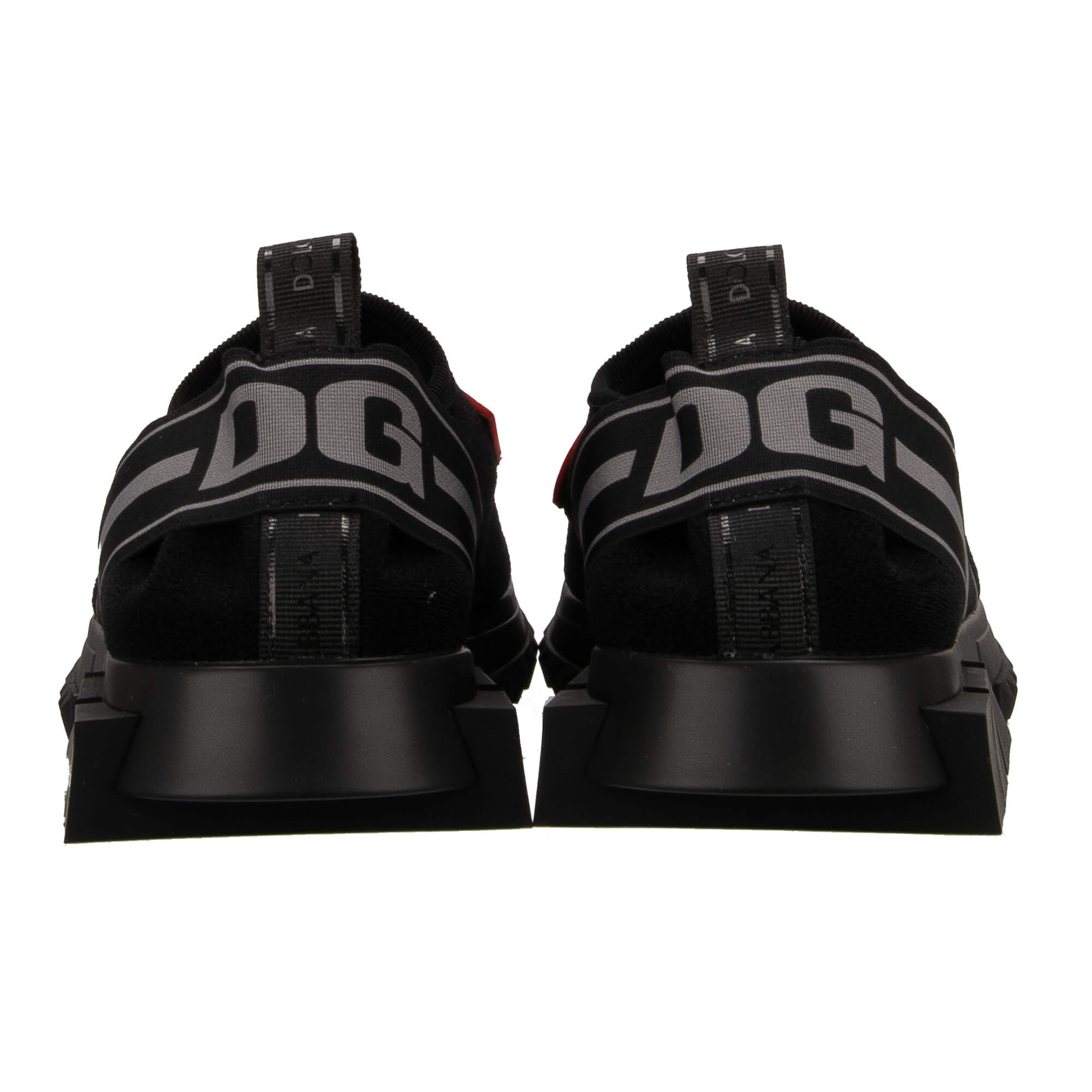 Dolce & Gabbana ロゴ ソレント スニーカー ブラック DG Logo Patch Slip-On Woman Sneaker SORRENTO Black 39 9 | 14145