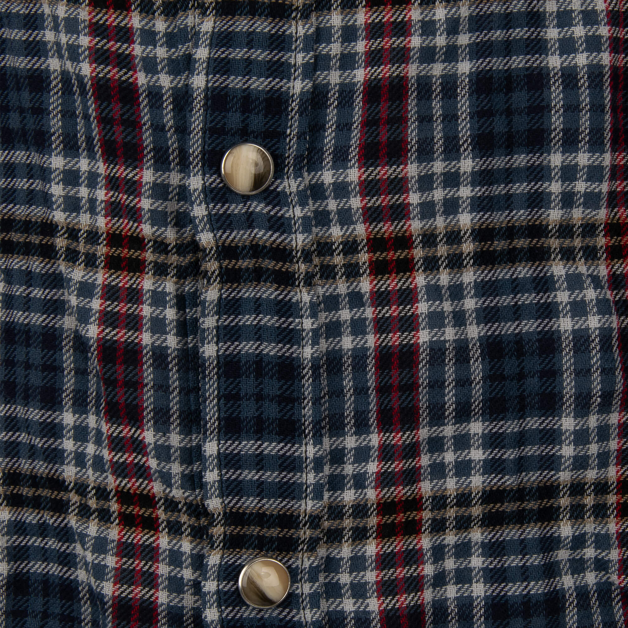 Western Stil Hemd mit zerknitterten Design in Blau von DOLCE & GABBANA 