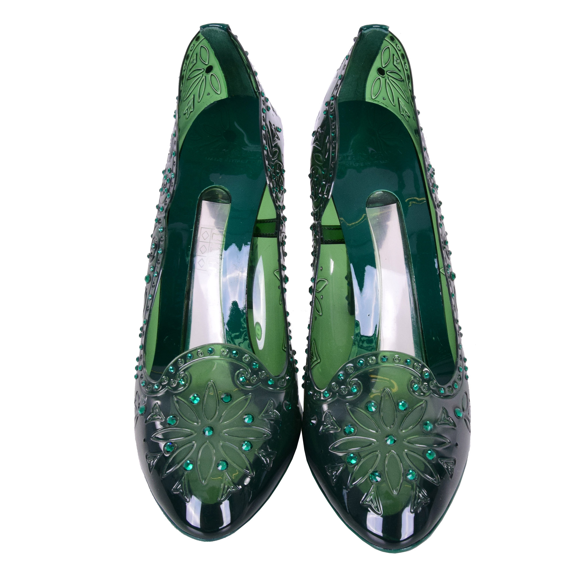 Cinderella Pumps aus PVC mit Strass-Verzierung von DOLCE & GABBANA