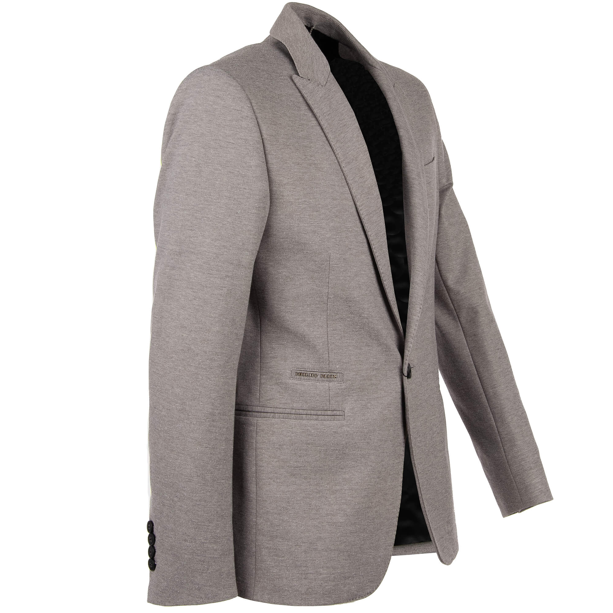 Elastic cotton Blazer STONE FIST with a logo in front by PHILIPP PLEIN