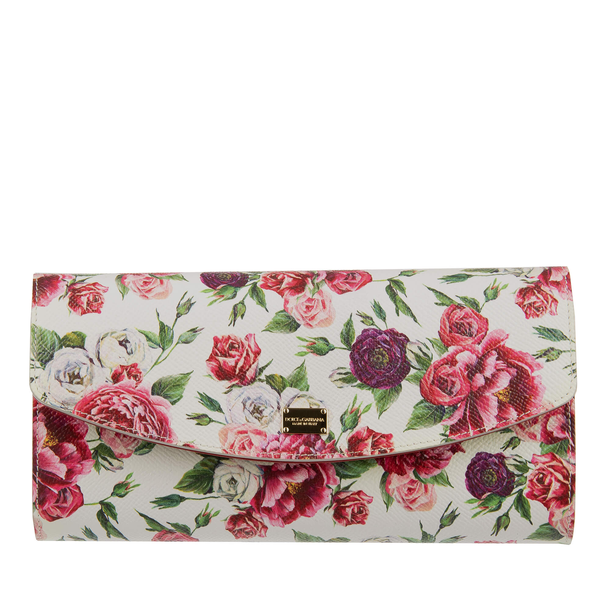 【VIP価格】DOLCE & GABBANA Tweed Floral Clutch Bag Dolce & Gabbana DG Family Clutch Bag | Sendegaro US