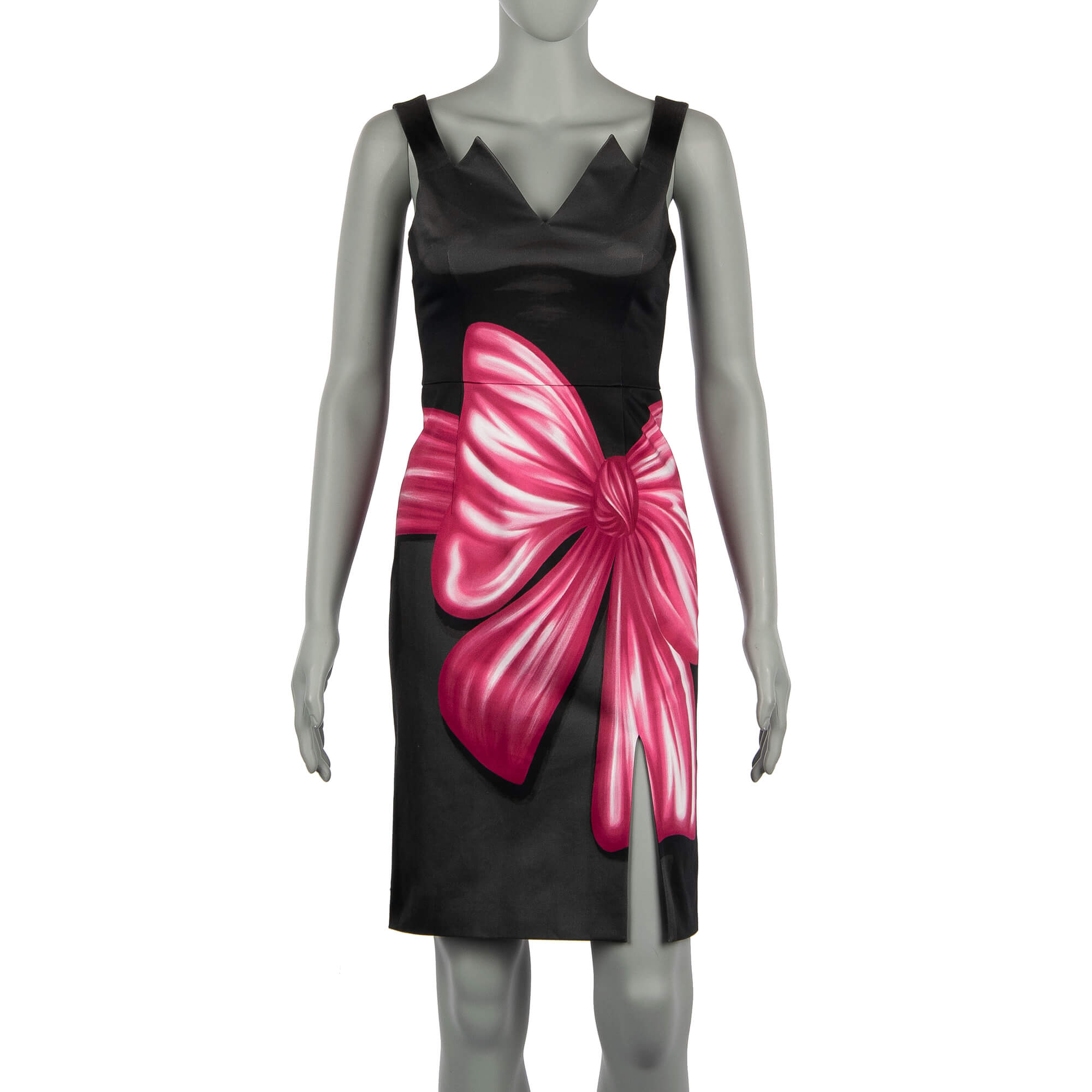 moschino pink bow dress Moschino Teddy Bear cotton jersey dress
