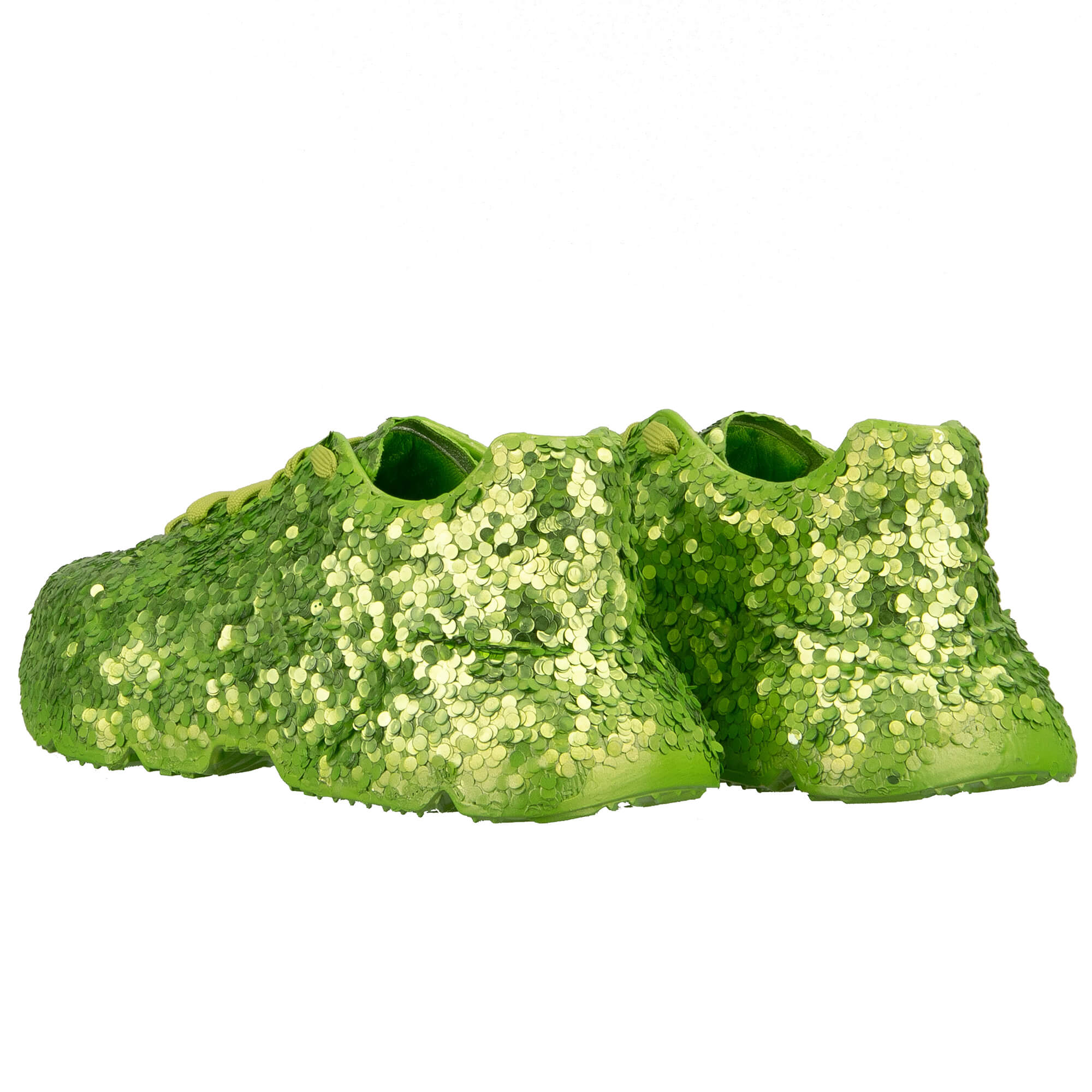 Herren Low-Top Sneaker DAYMASTER mit Glitzer in Grün von DOLCE & GABBANA