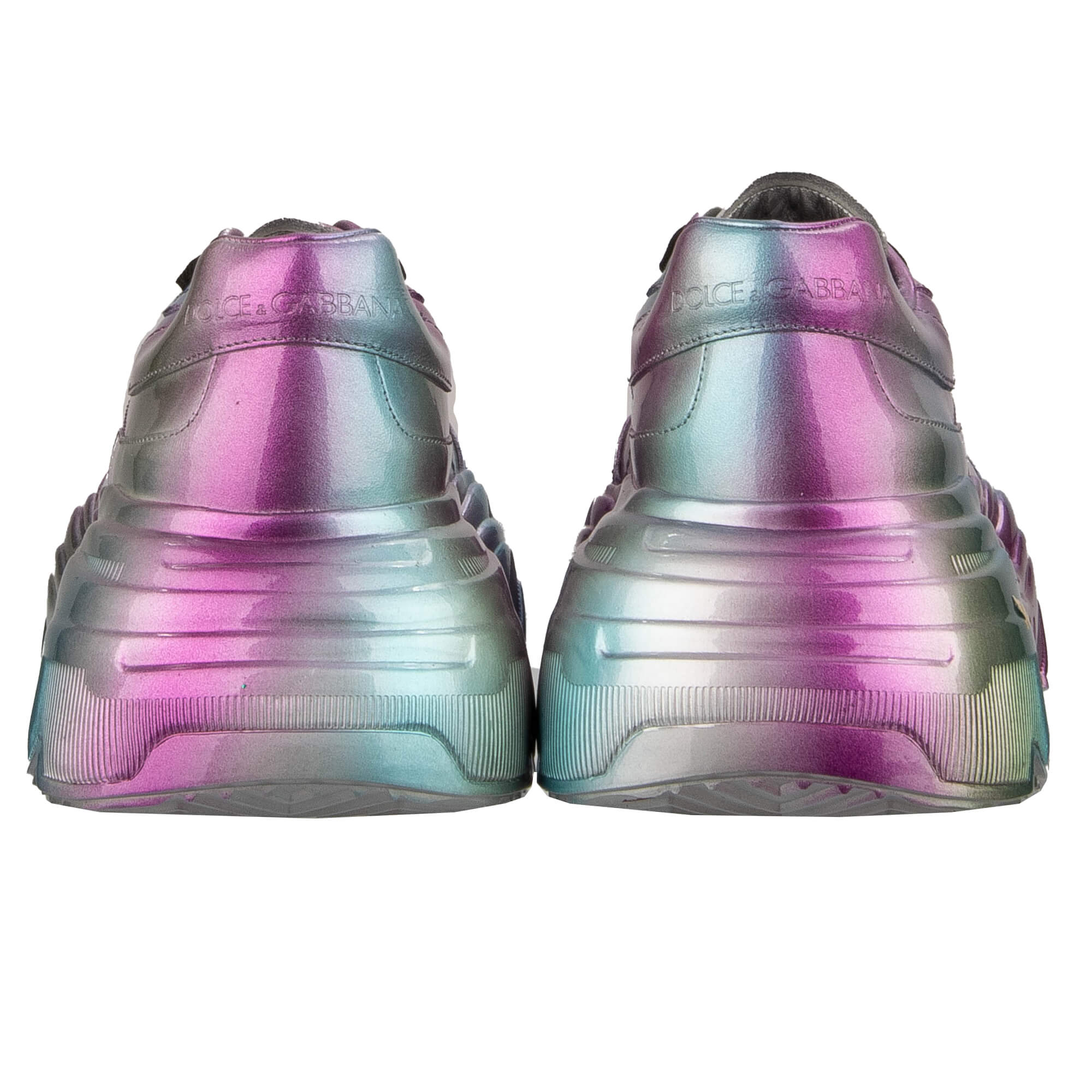 Herren Low-Top Lackleder Sneaker DAYMASTER in Grün von DOLCE & GABBANA