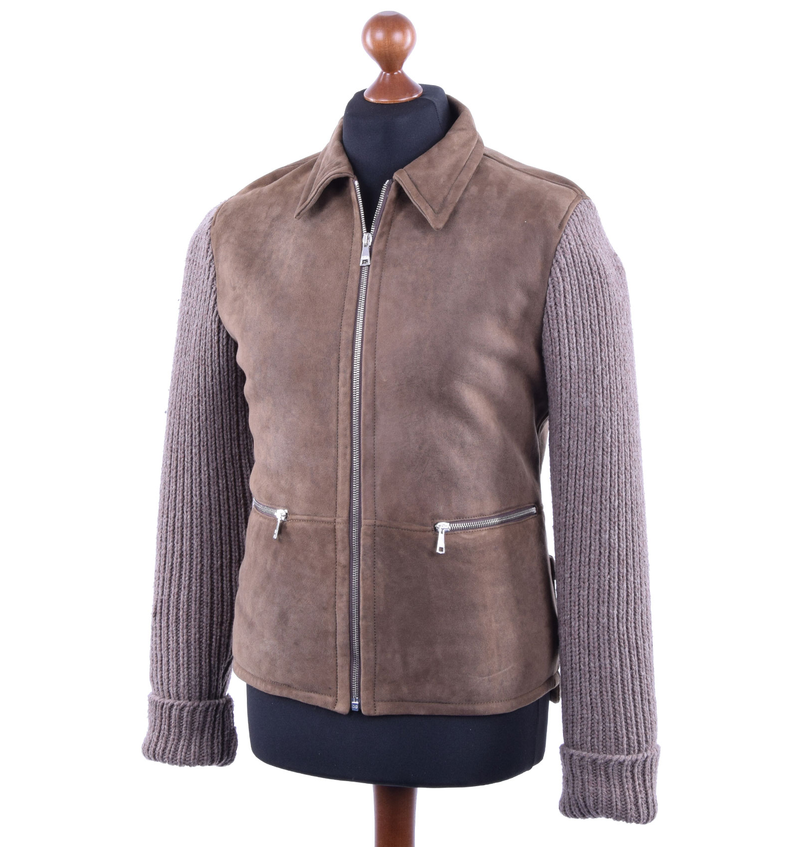 Oversize Cable Knit Strickjacke
