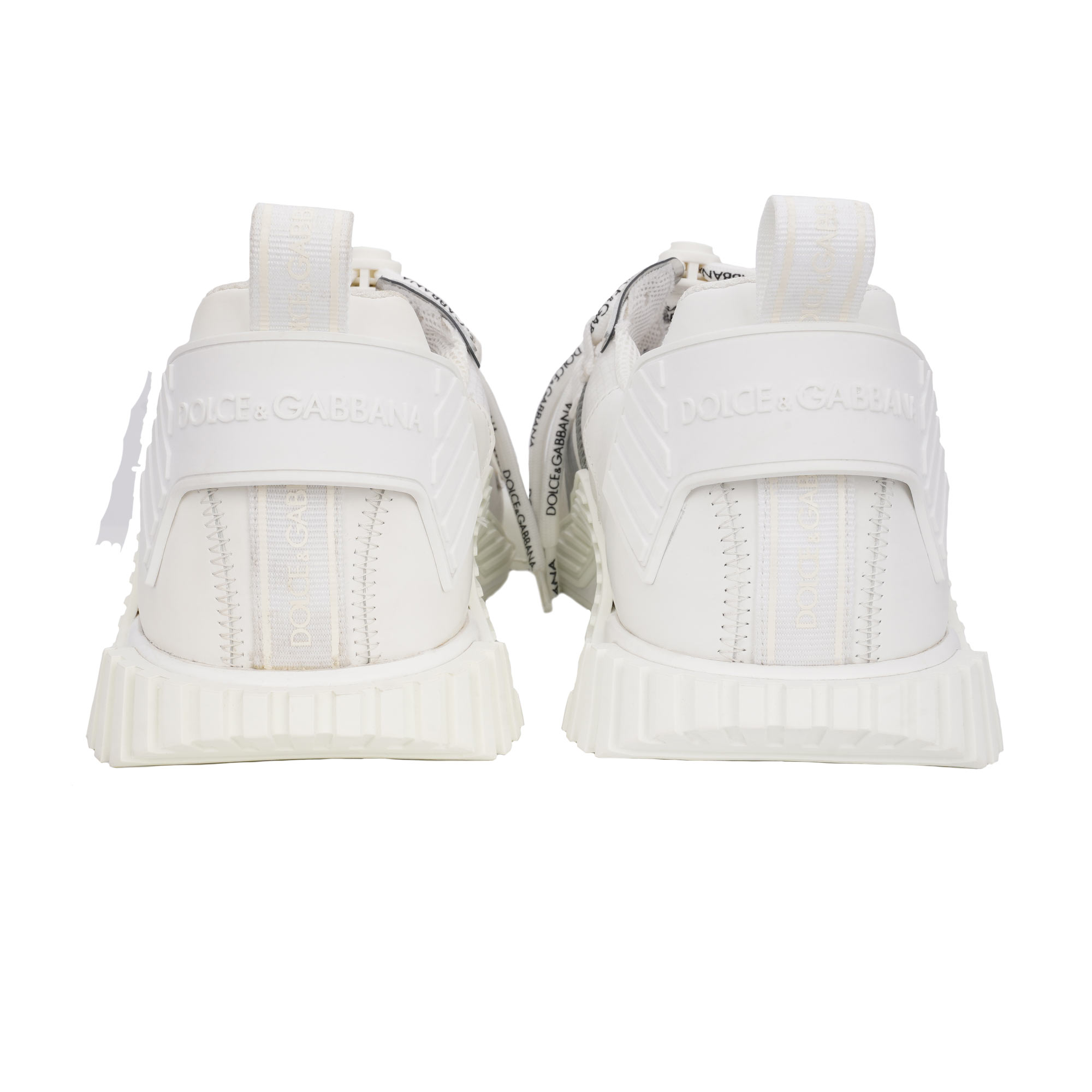 DG Logo Low-Top Men Sneaker NS1 White Silver EUR 42 14205