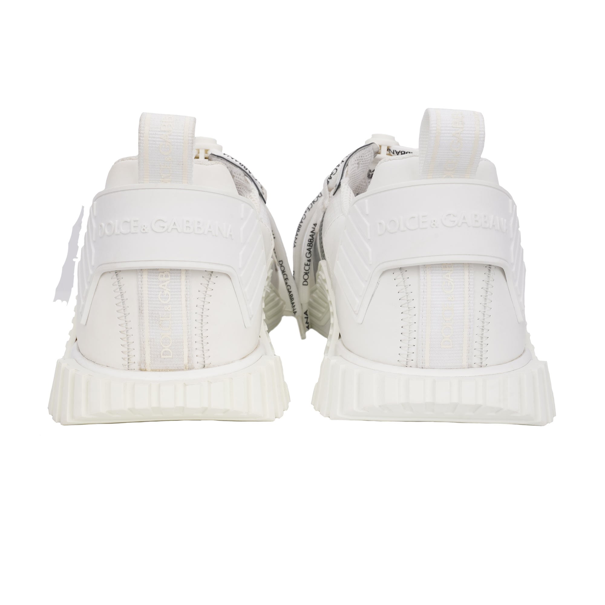 DG Logo Low-Top Men Sneaker NS1 White Silver EUR 42 14205