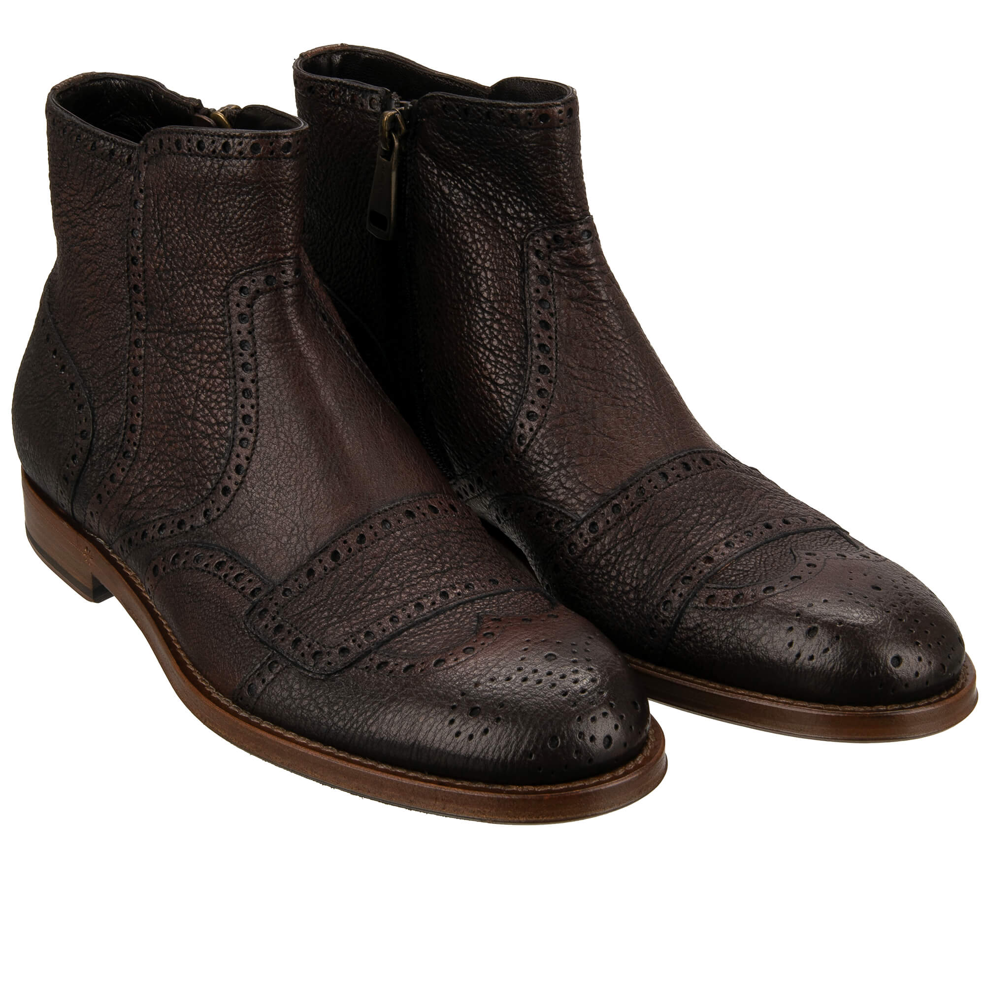 Classic Leather Boots Shoes Brown 39.5 UK 5.5 US 6.5
