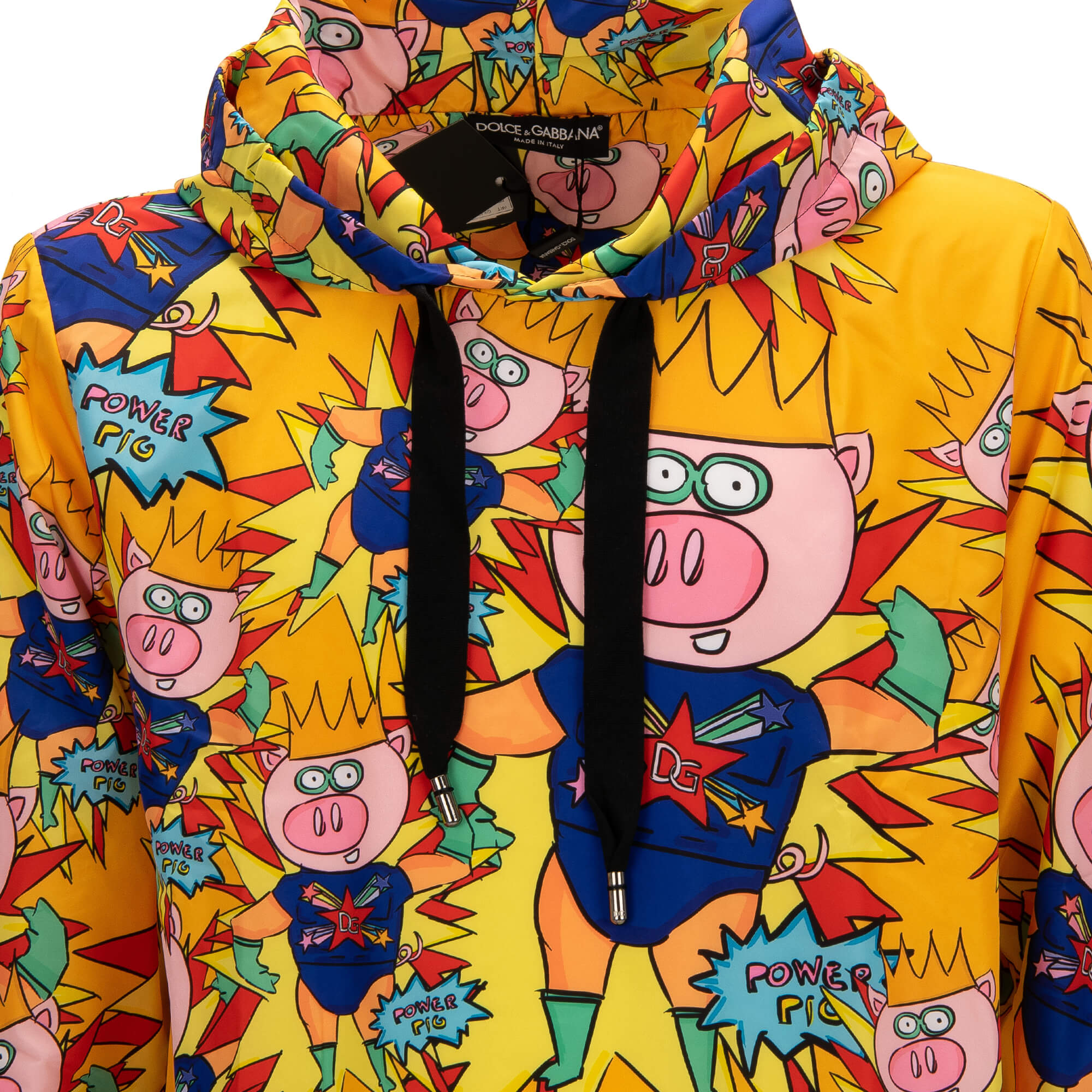 Jacket Hoody Sweater Sweatshirt w. Crown Power Pig Print