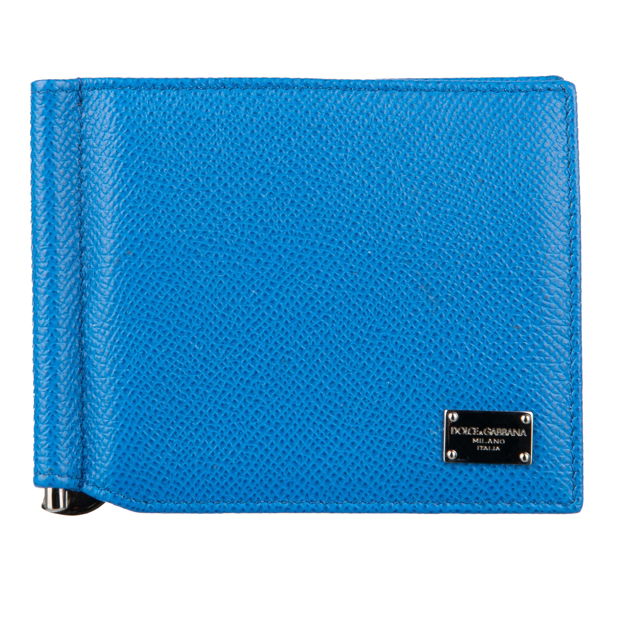 【人気商品】Dolce & Gabbana ウォレット Dauphine ロゴプレート DOLCE＆GABBANA】Dauphine ロゴプレート三つ折り財布 (Dolce