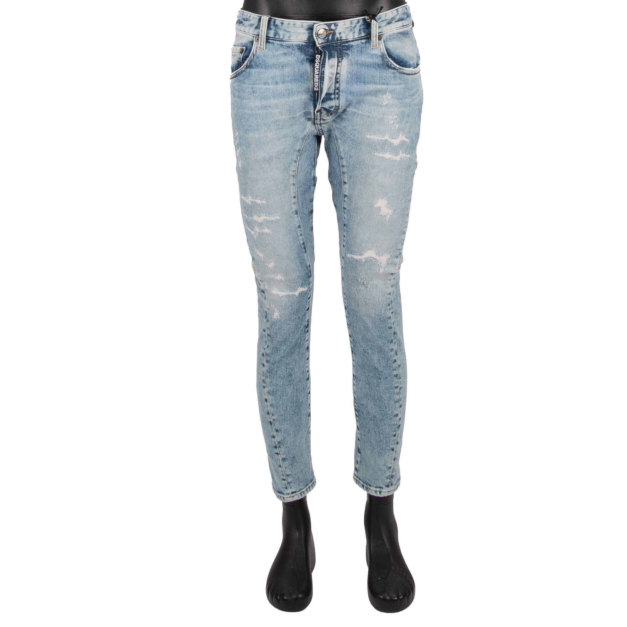 Distressed TIDY BIKER JEAN 1964 Logo Jeans Pants Skinny Blue