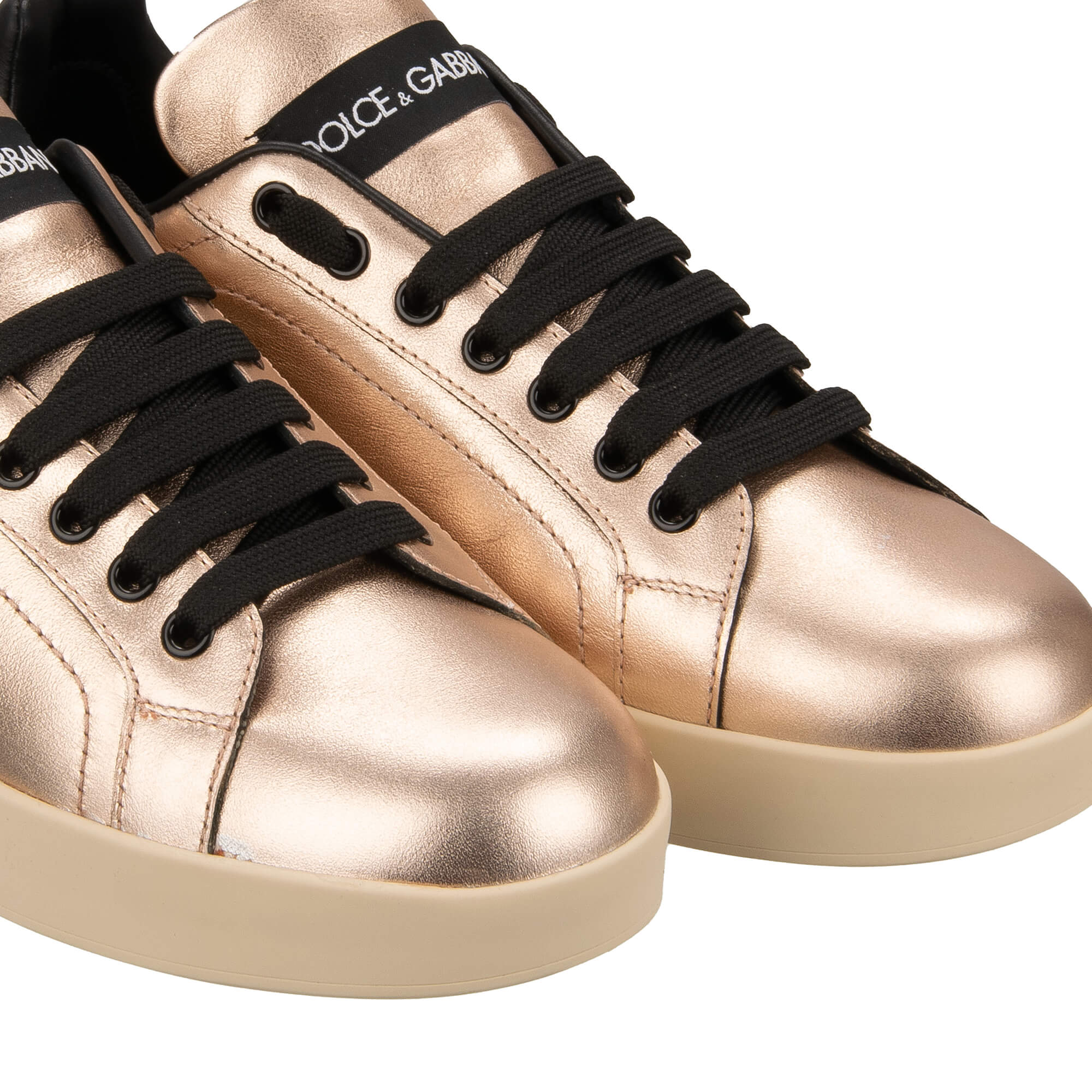 【送料&関税込】Dolce & Gabbana portofino Black Low Top Dolce & Gabbana - Portofino low-top sneakers black - The Corner