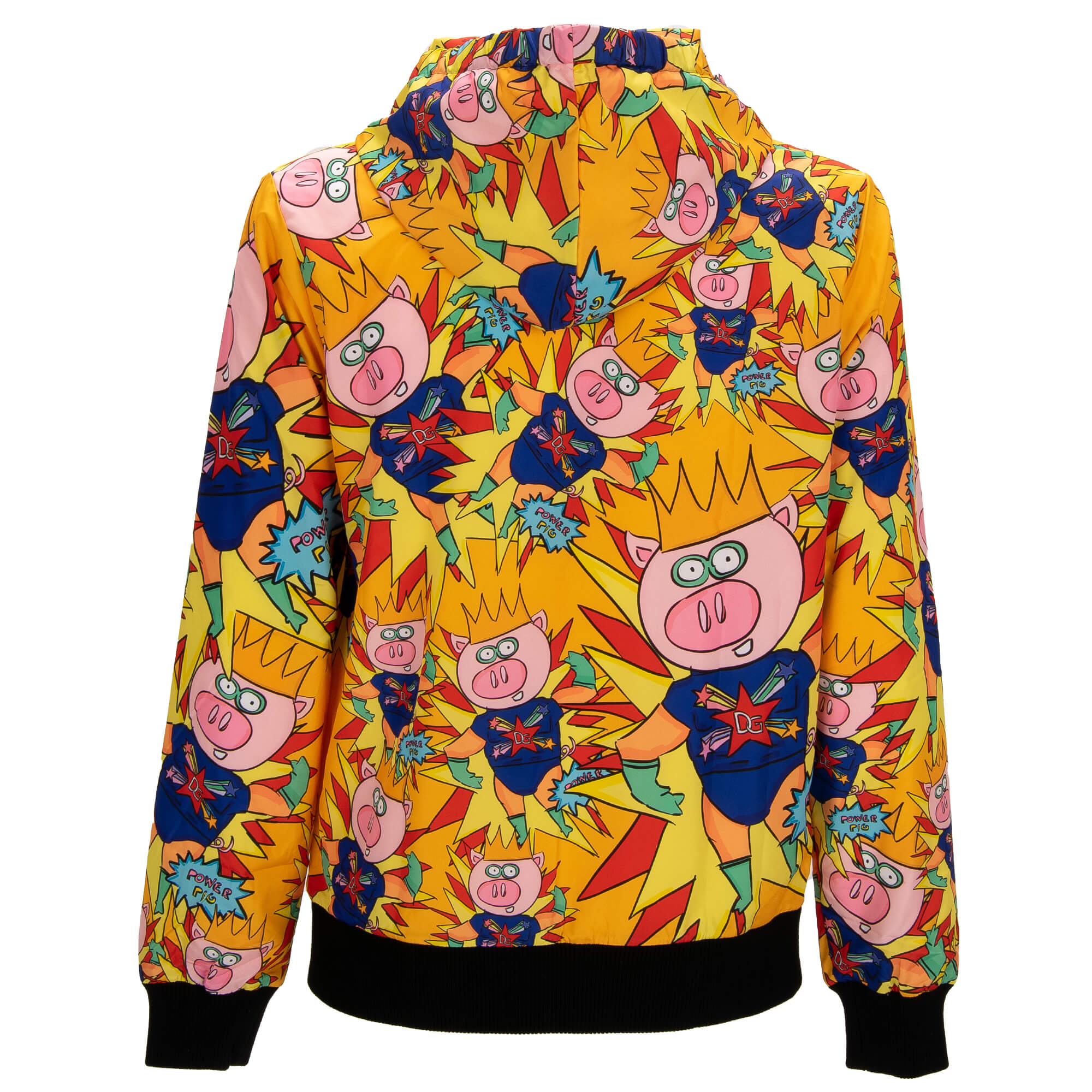 Jacket Hoody Sweater Sweatshirt w. Crown Power Pig Print