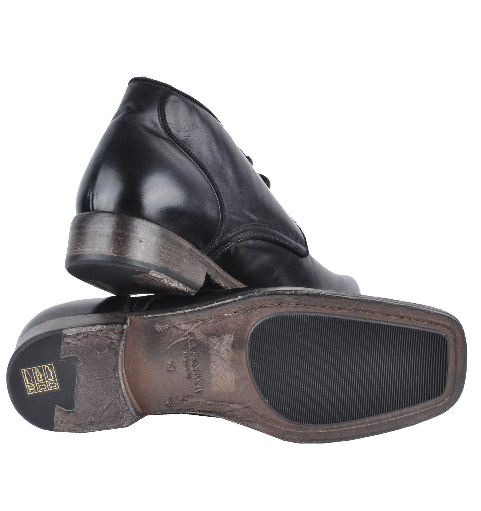 Klassische Stiefeletten aus Kalbsleder von DOLCE & GABBANA
