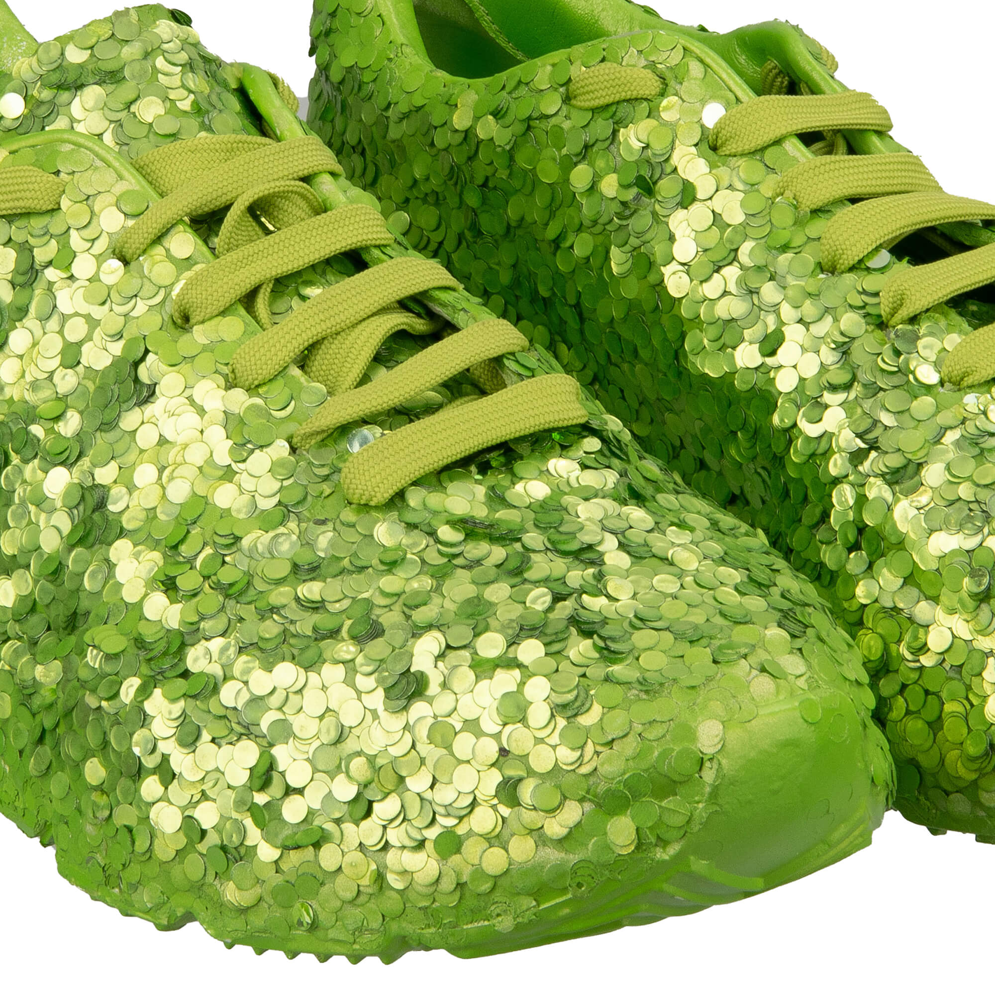 Herren Low-Top Sneaker DAYMASTER mit Glitzer in Grün von DOLCE & GABBANA