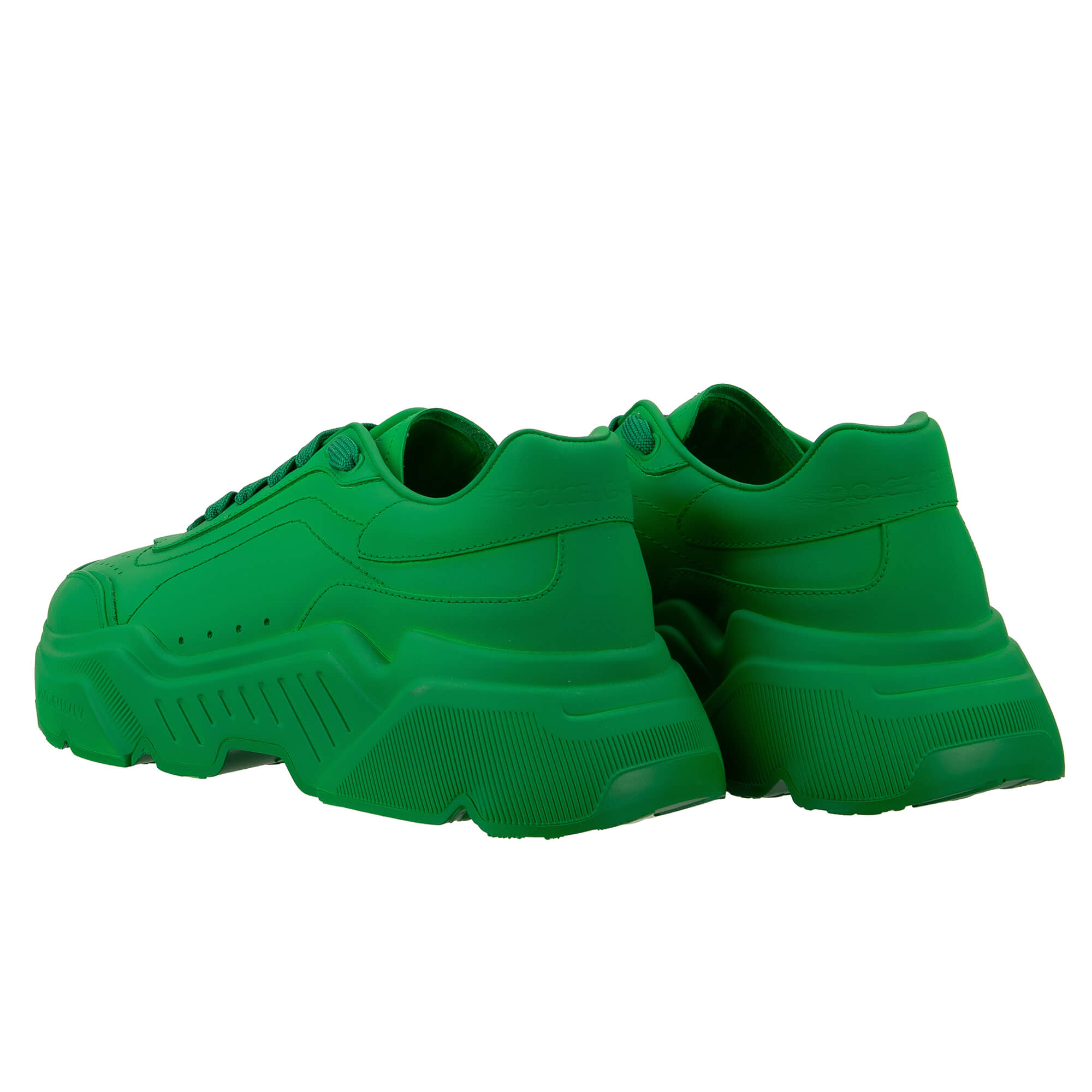 Handbemahlte mit matten Farben Spray Sneaker DAYMASTER in Grün von DOLCE & GABBANA
