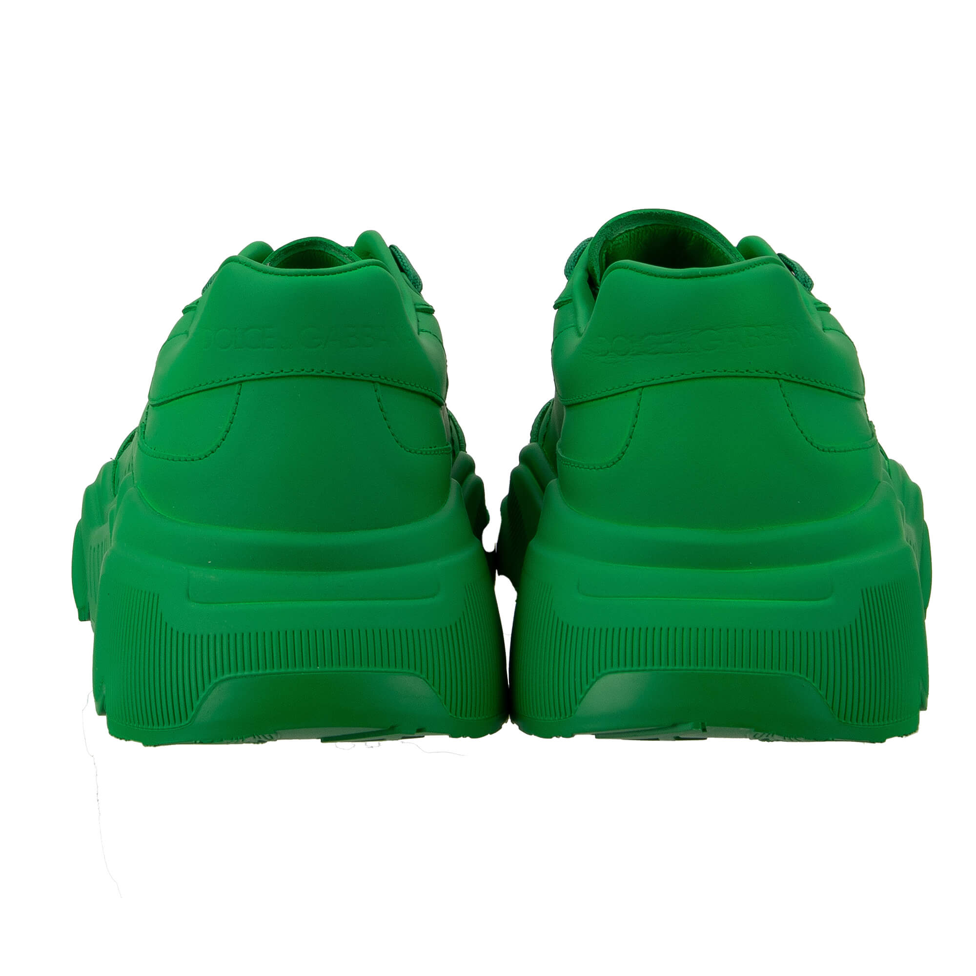 Handbemahlte mit matten Farben Spray Sneaker DAYMASTER in Grün von DOLCE & GABBANA
