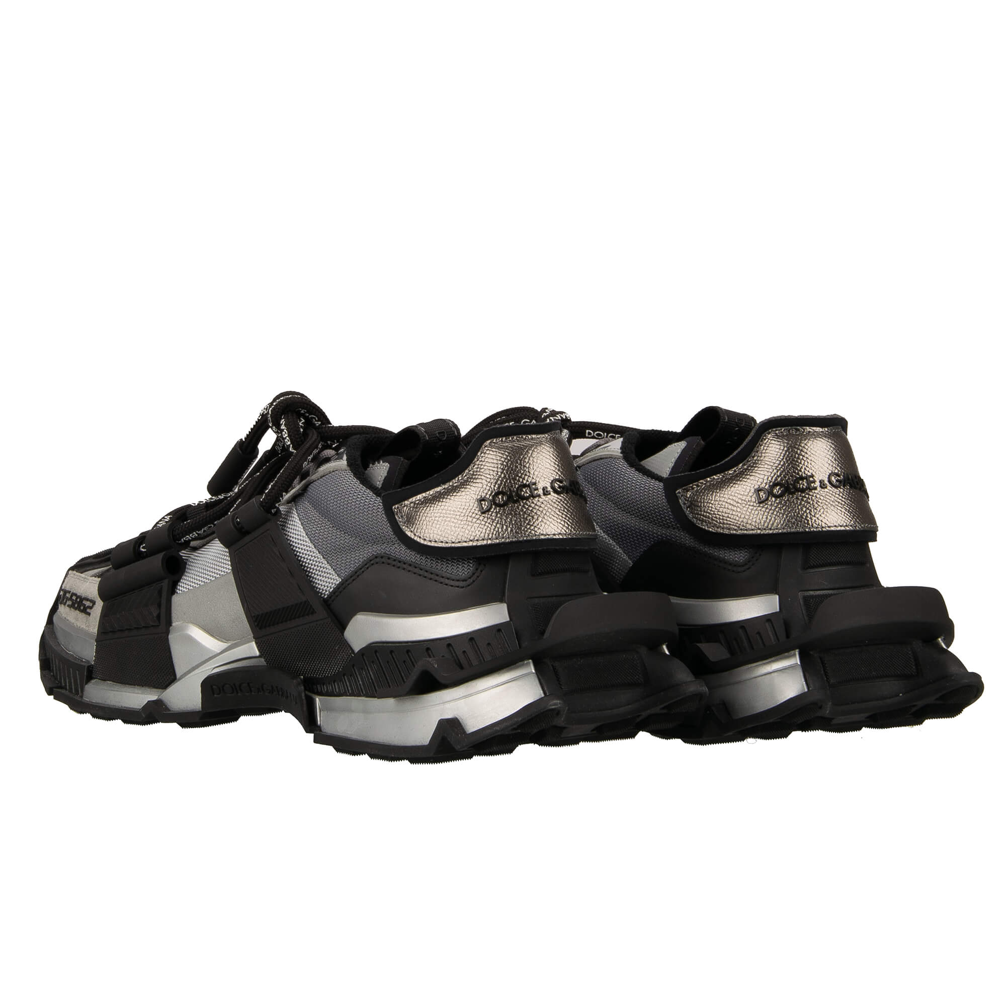 DG Logo Low-Top Sneaker SPACE Gray Black 42 | 14069