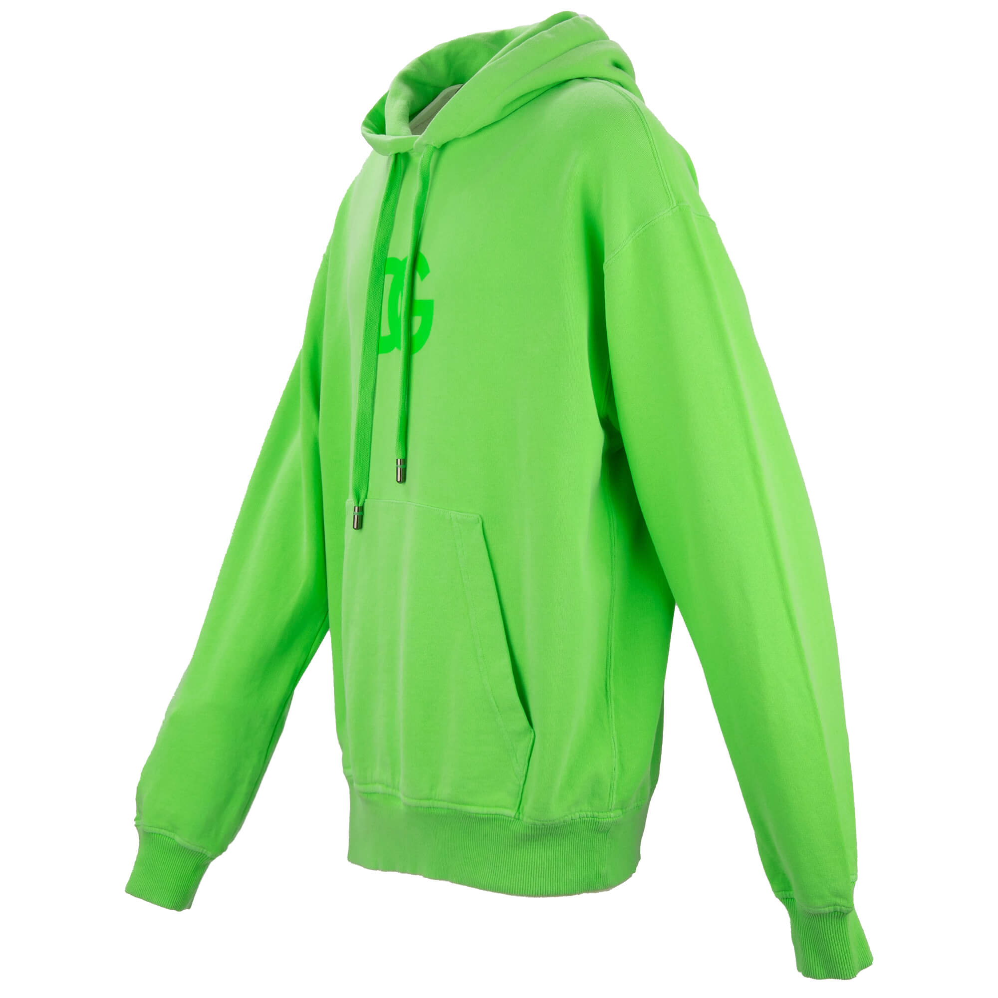 Sweater / hoody with DG Logo Plate Patch in orange by DOLCE & GABBANA