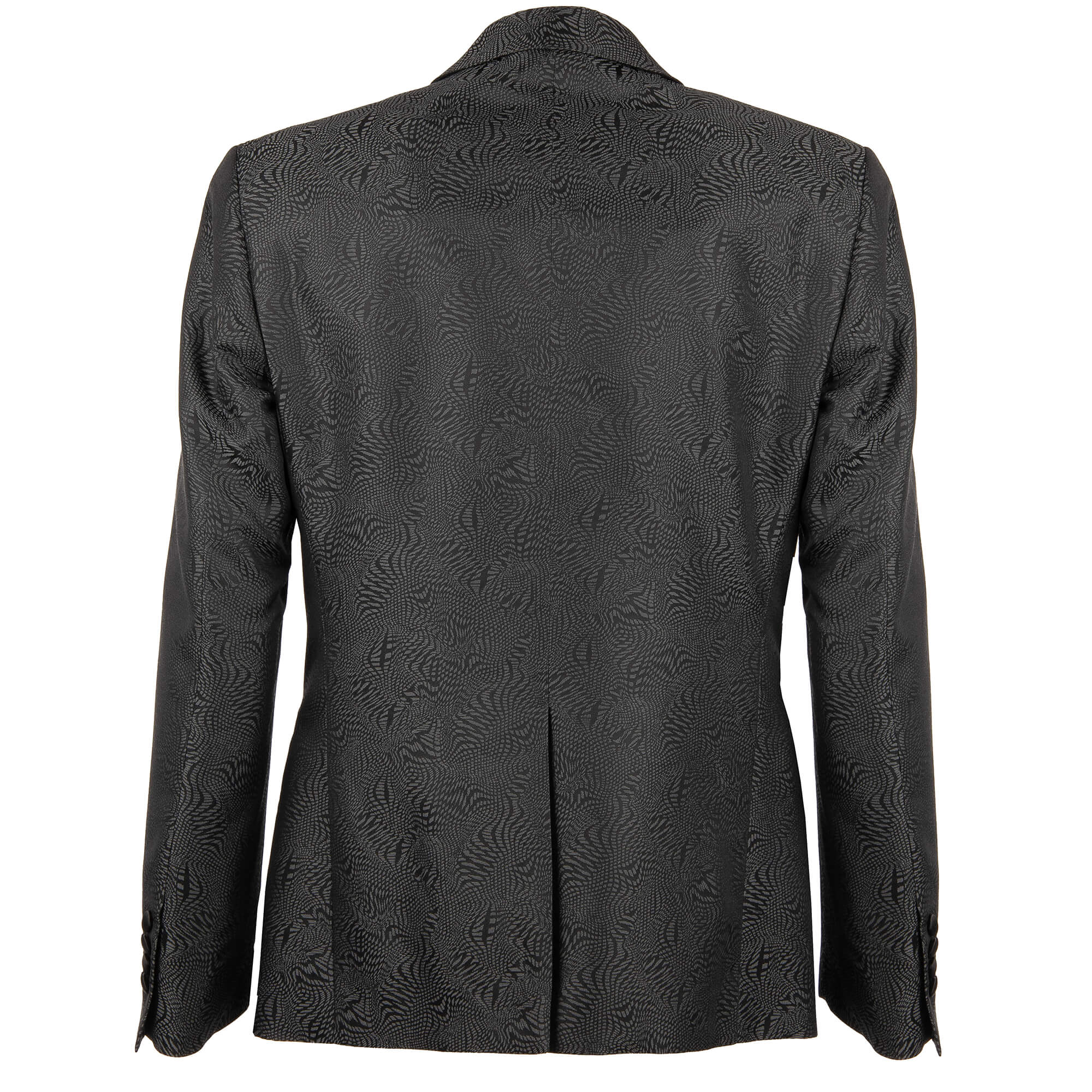 Printed Blazer LOWER with contrast satin reverse and logo in front by PHILIPP PLEIN