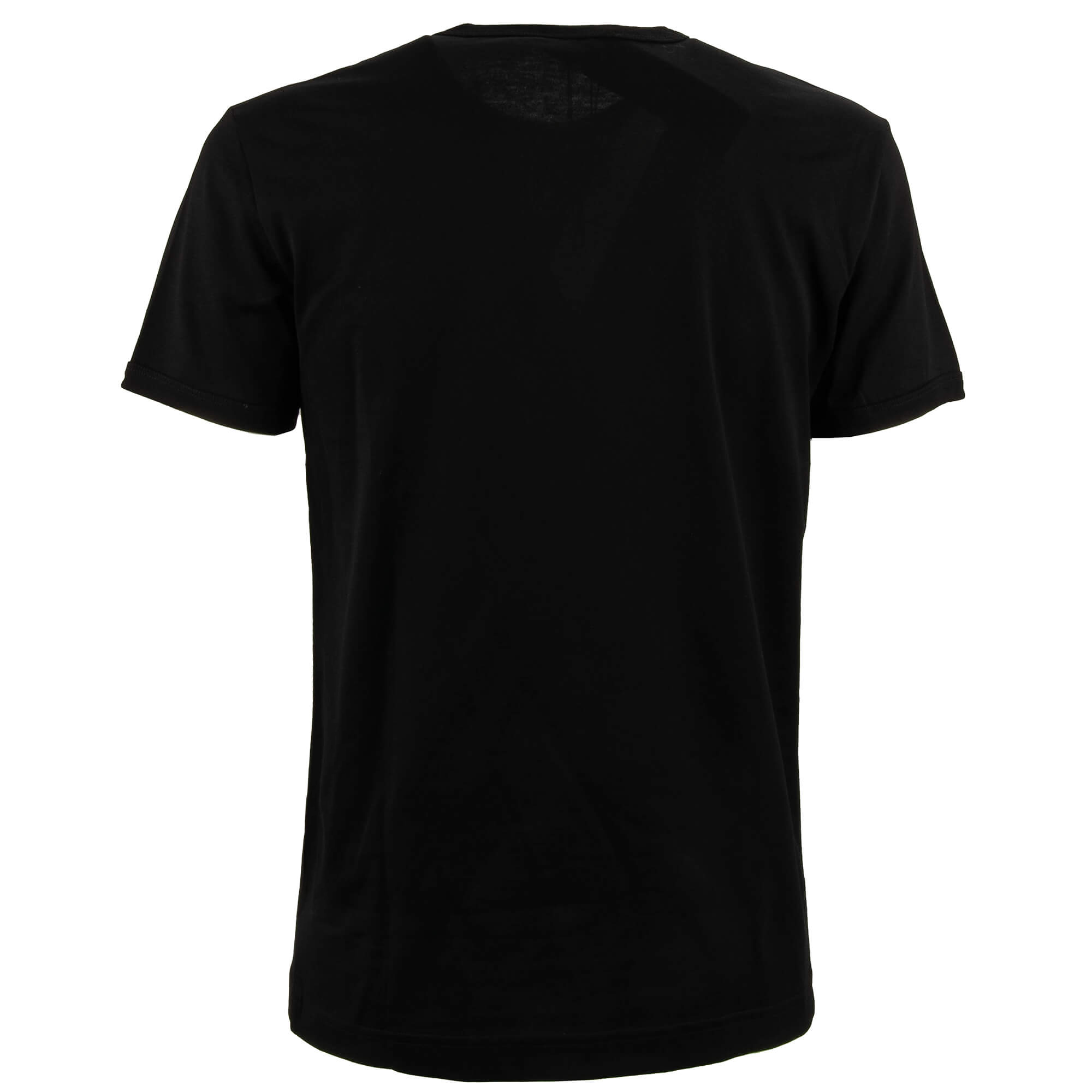 Cotton T-Shirt with DG Logo Faux Leather Eye Patch in black by DOLCE & GABBANA