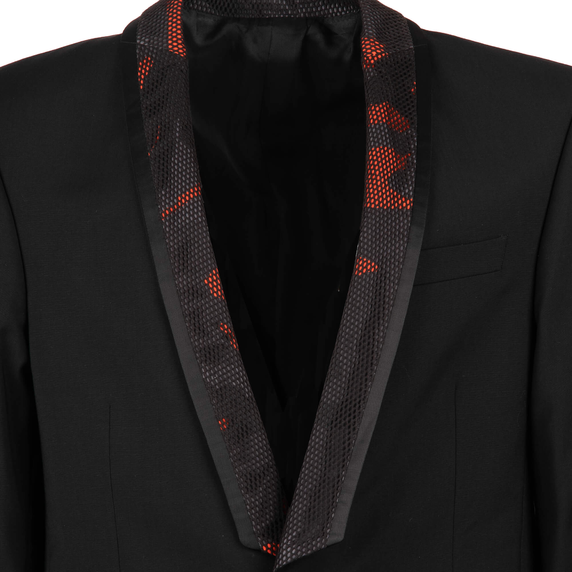 Cotton Blazer JUMP IN with embroidered skull at the back, perforated details and logo in front by PHILIPP PLEIN