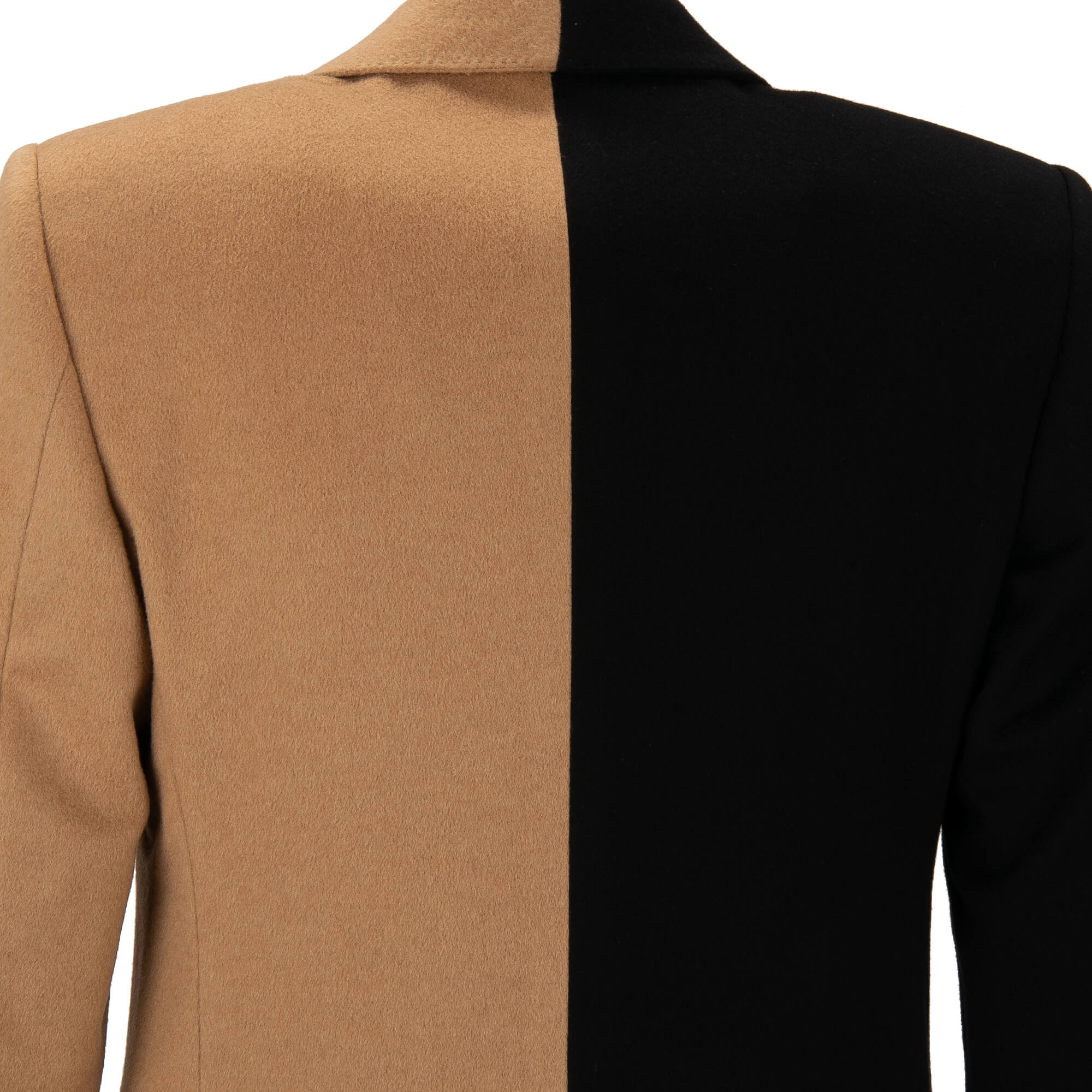 2 in 1 Blazer / Jacke SICILIA aus Kaschmir mit zwei Jacken Patchwork Design und Schal- / spitzem Revers von DOLCE & GABBANA