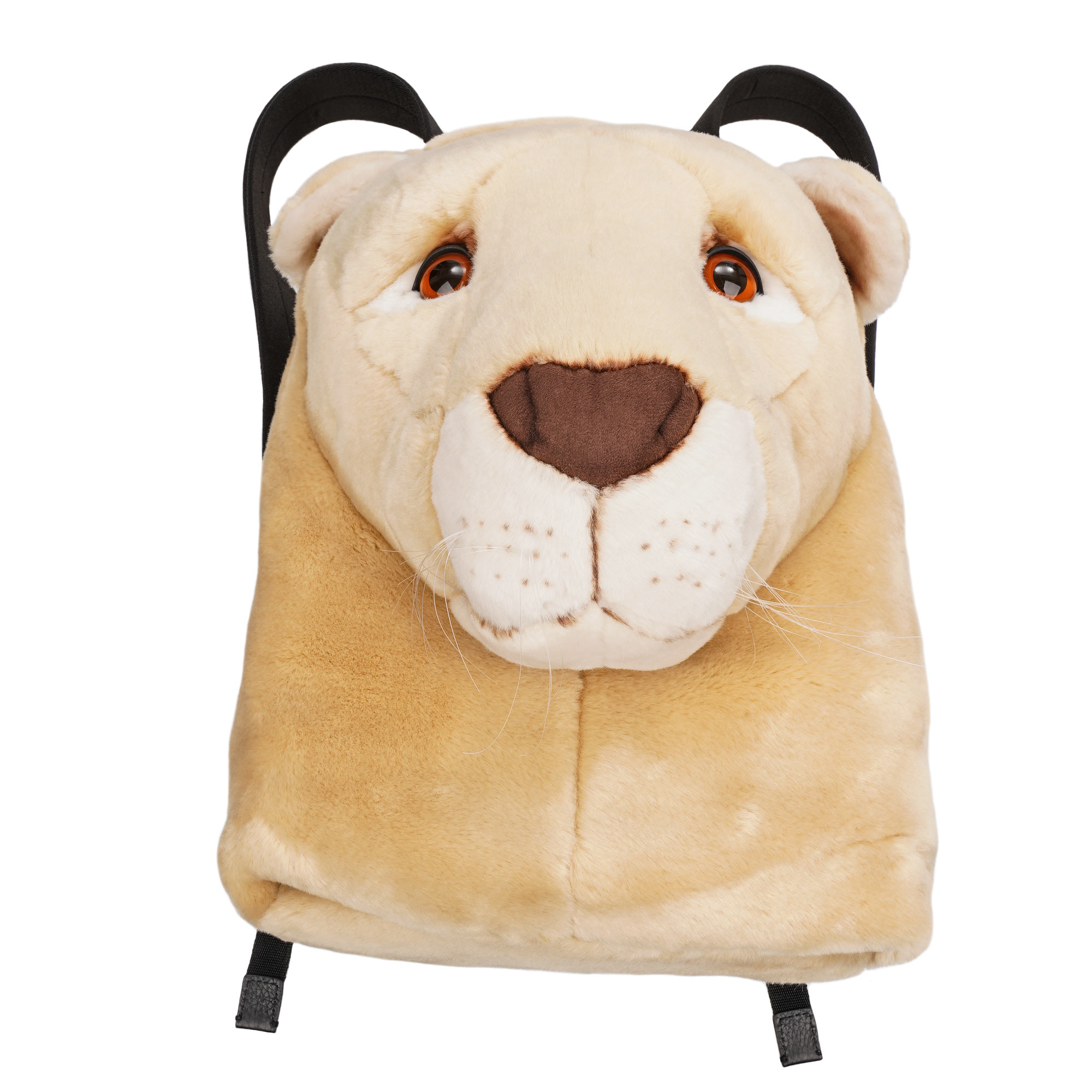 Unisex Faux Fur Plush Toy Lion VULCANO Backpack Bag
